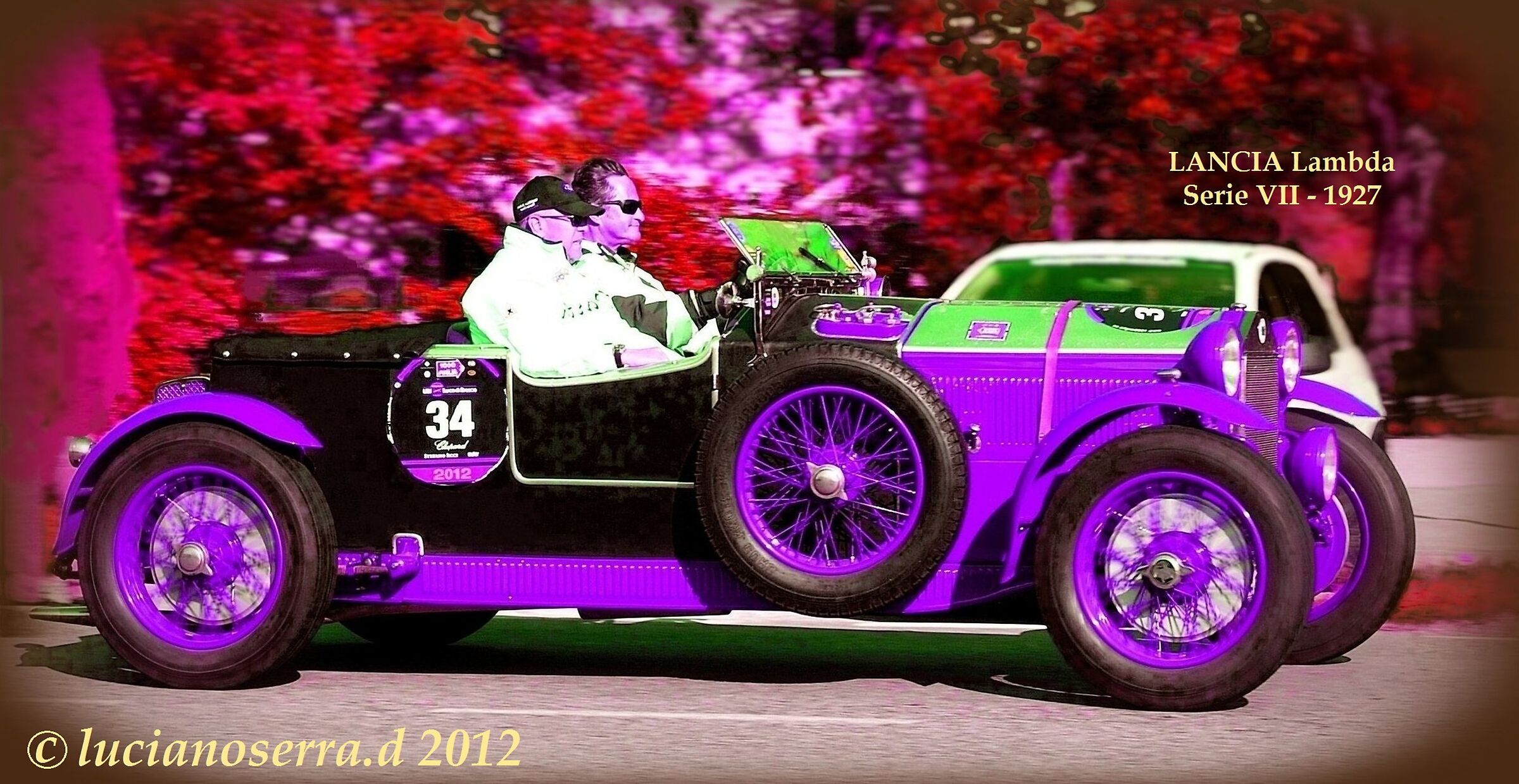 Lancia Lambda Serie VII - 1927... quasi all'infrarosso