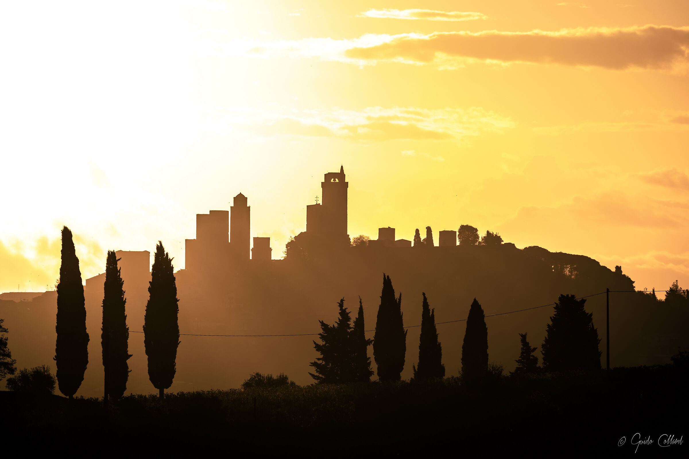 San Gimignano at dawn