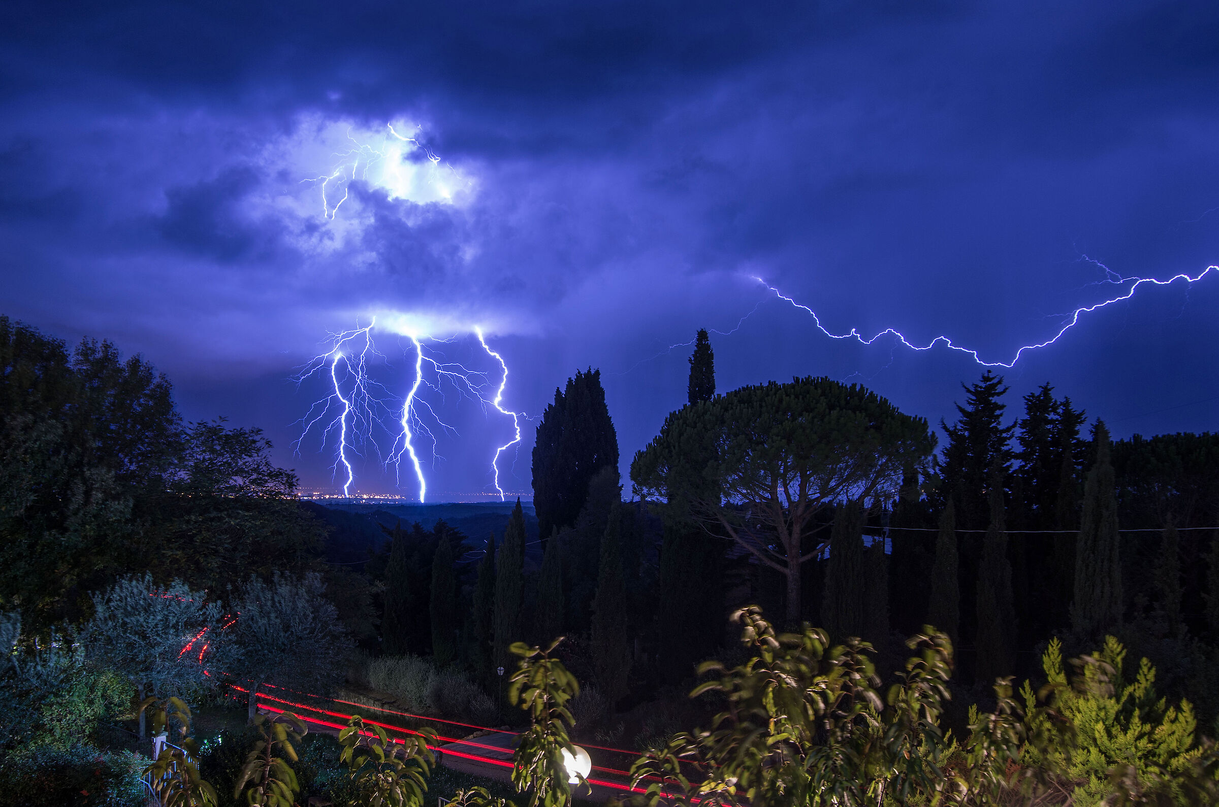 Fulmini su Cecina