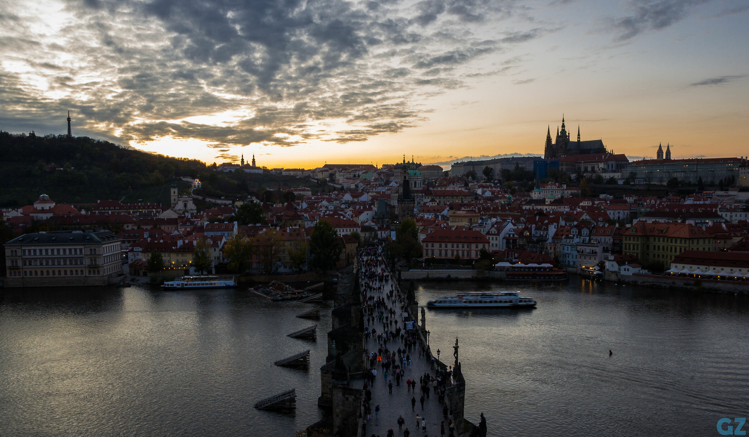 Tramonto da Ponte Carlo