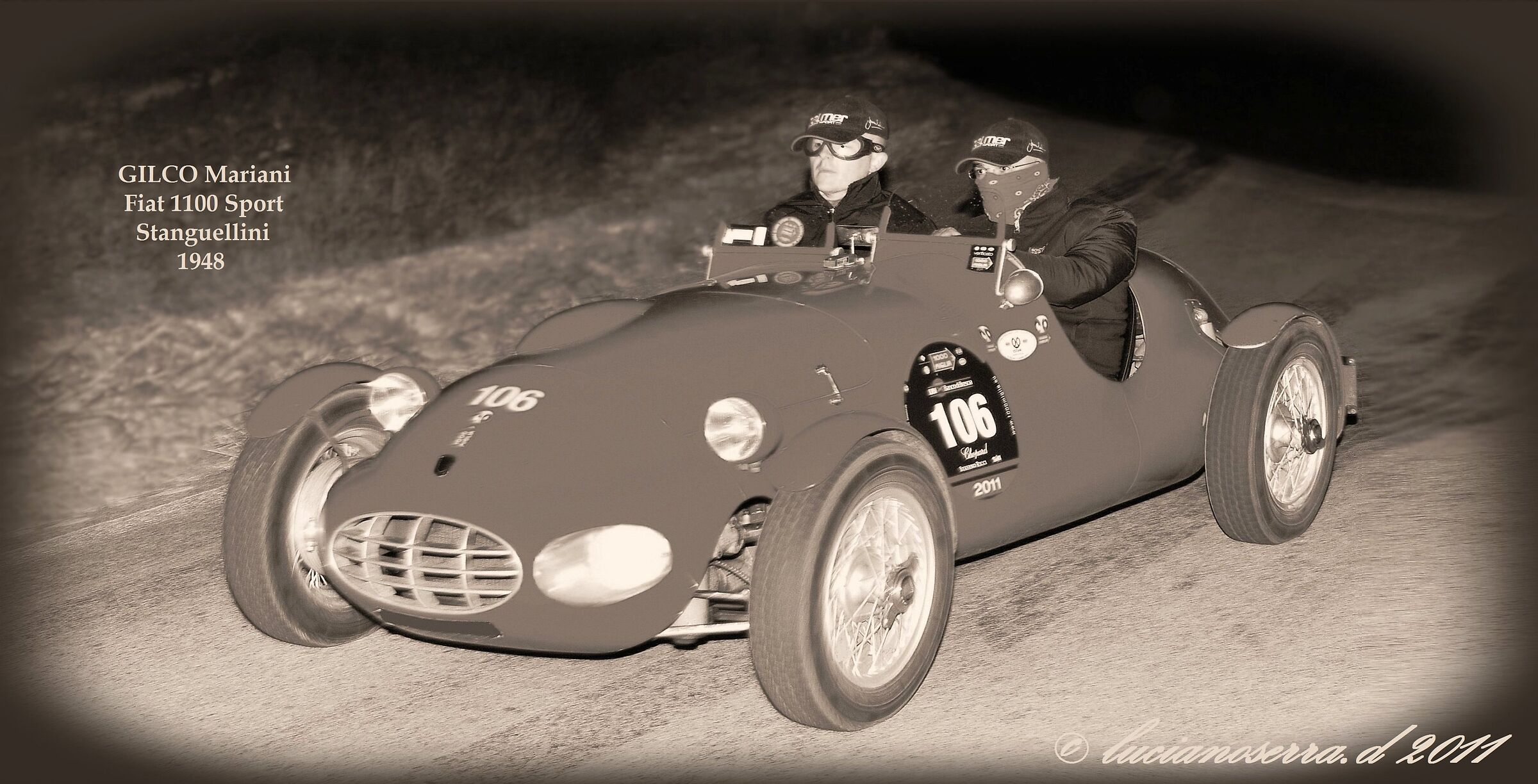 Gilco Mariani Fiat 1100 Sport Stanguellini - 1948