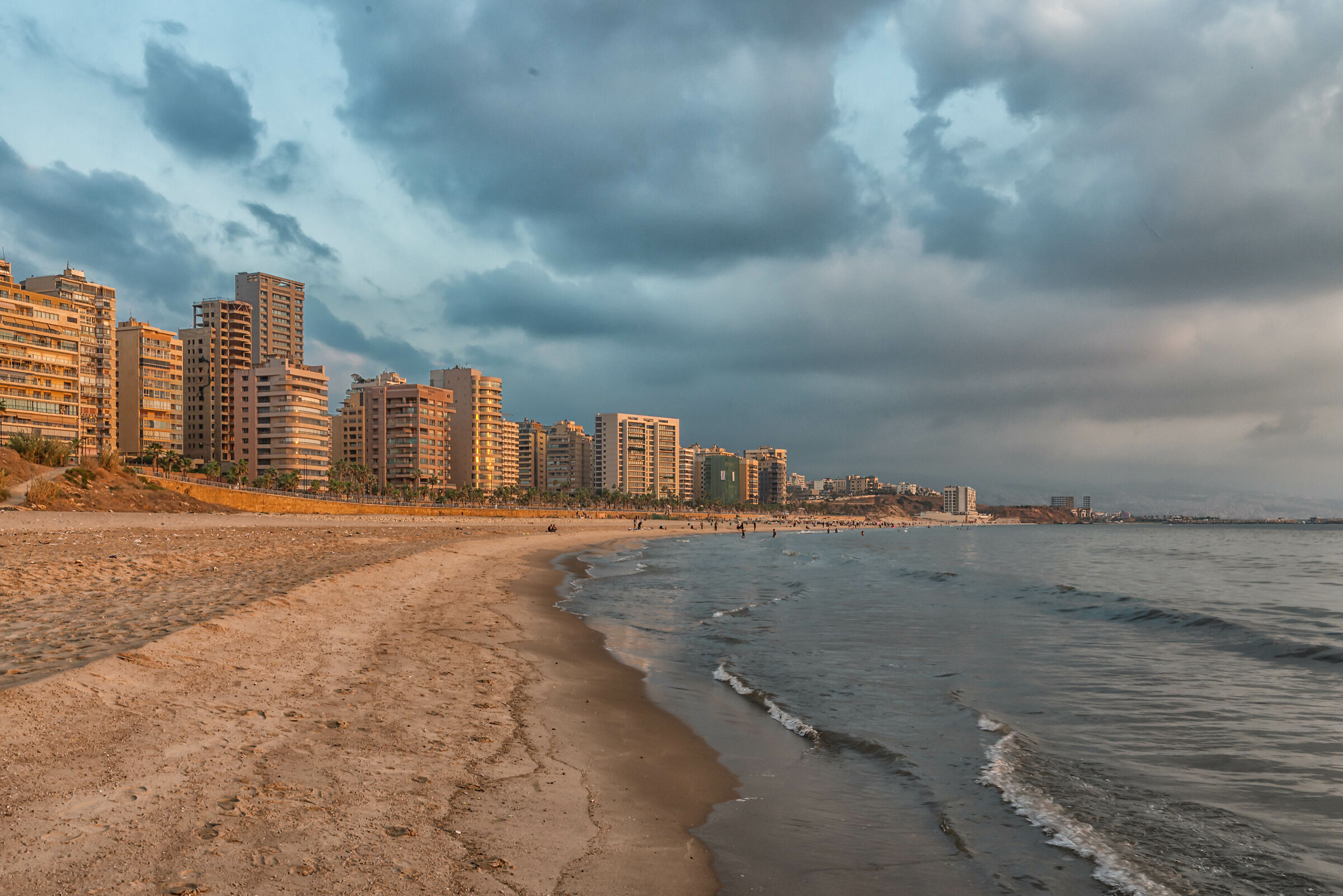 Sunset at White Sands Beach