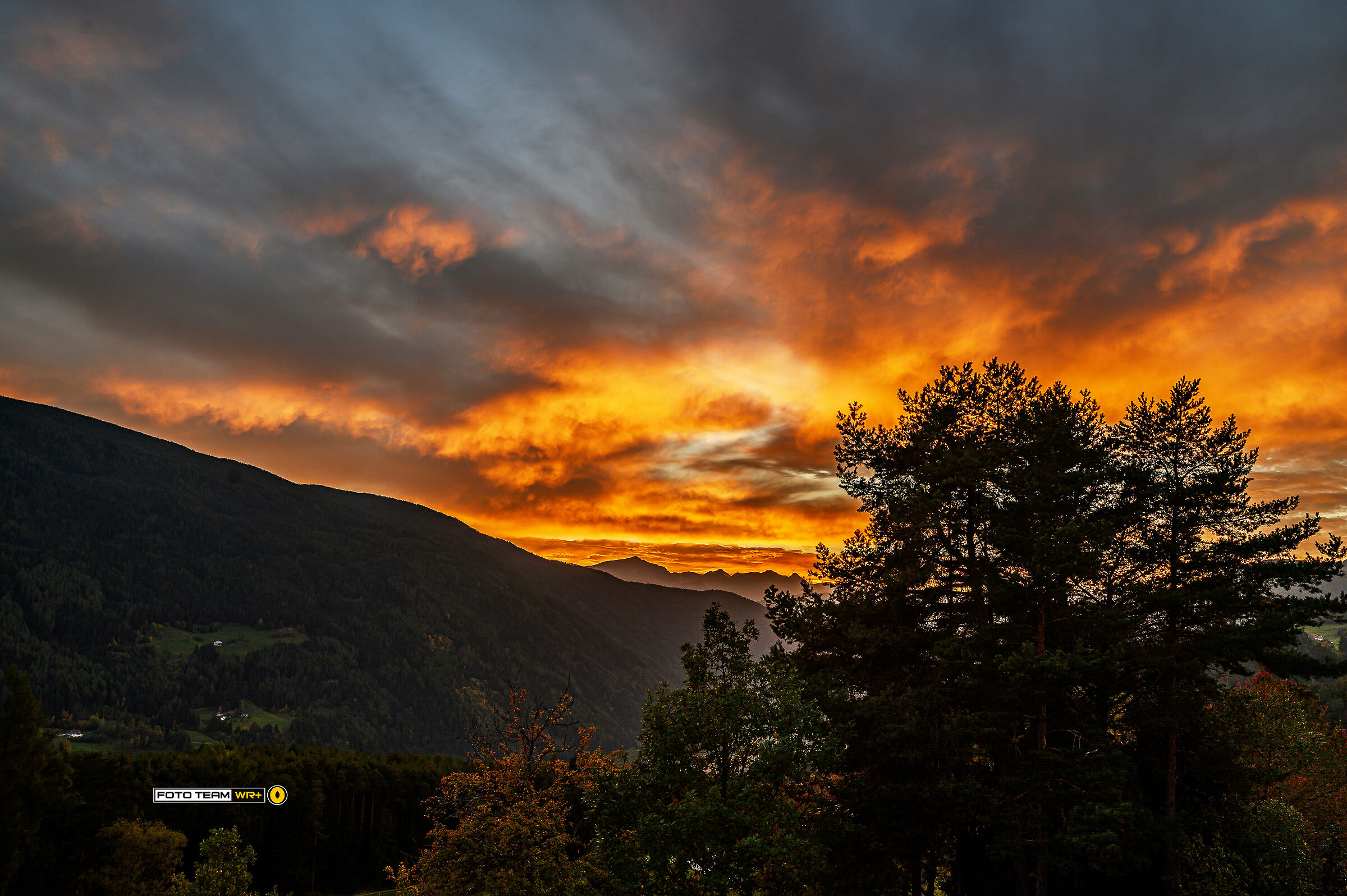 Tramonto a Terento (Alto Adige)