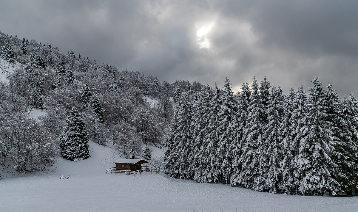 Prima neve sul Baldo