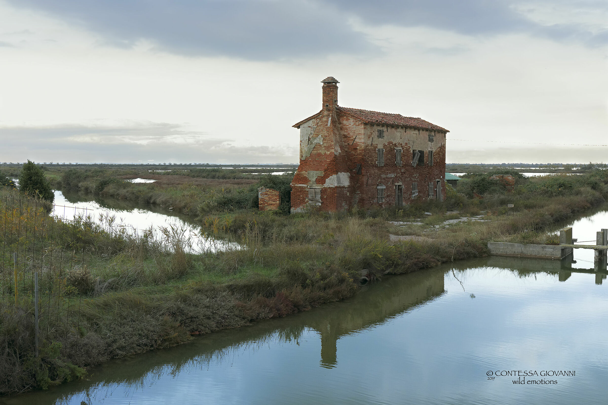 Cason da pesca di valle Olivara nei pressi di Lio Picco
