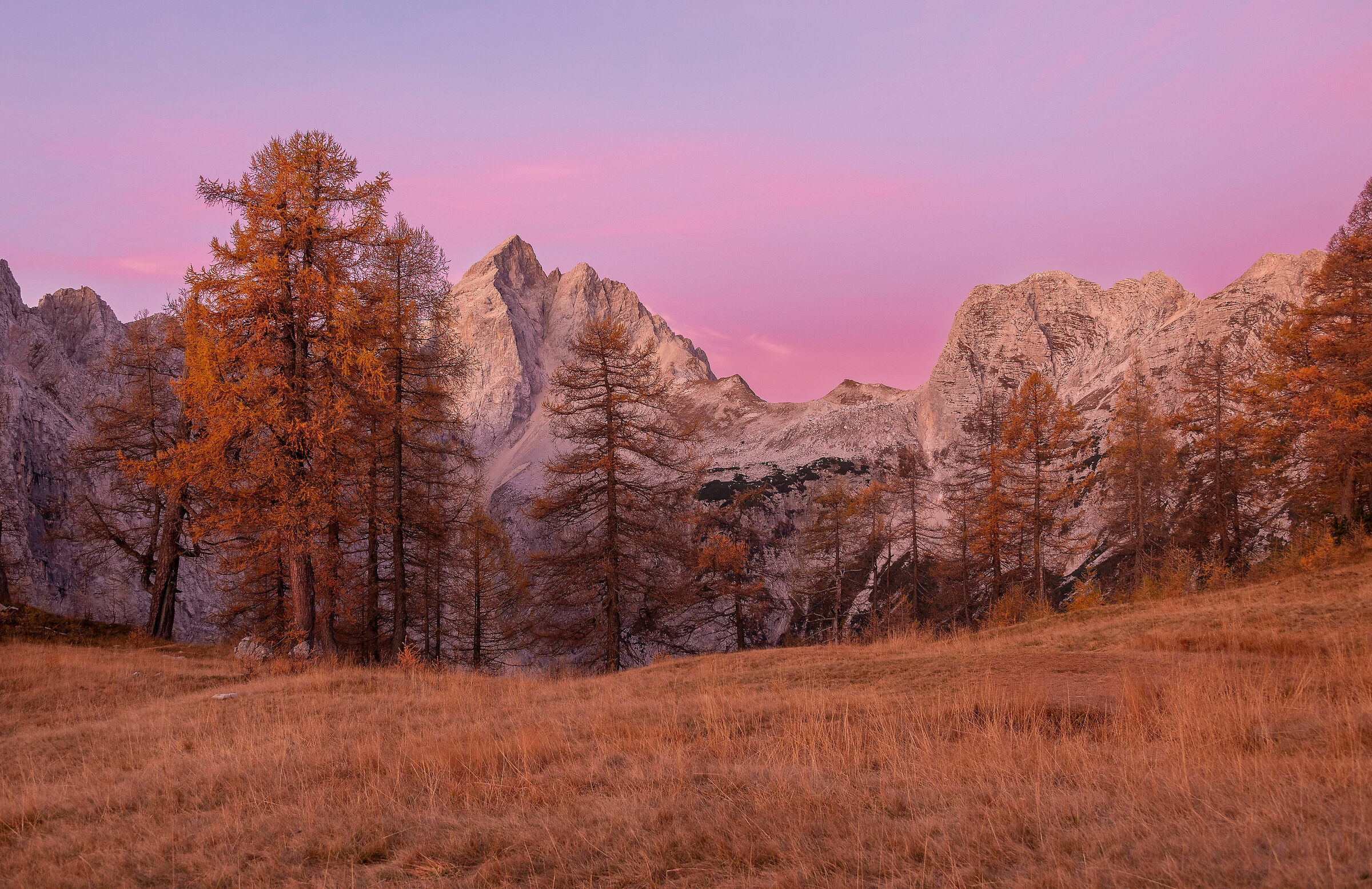 Simple view of Mt. Jalovec