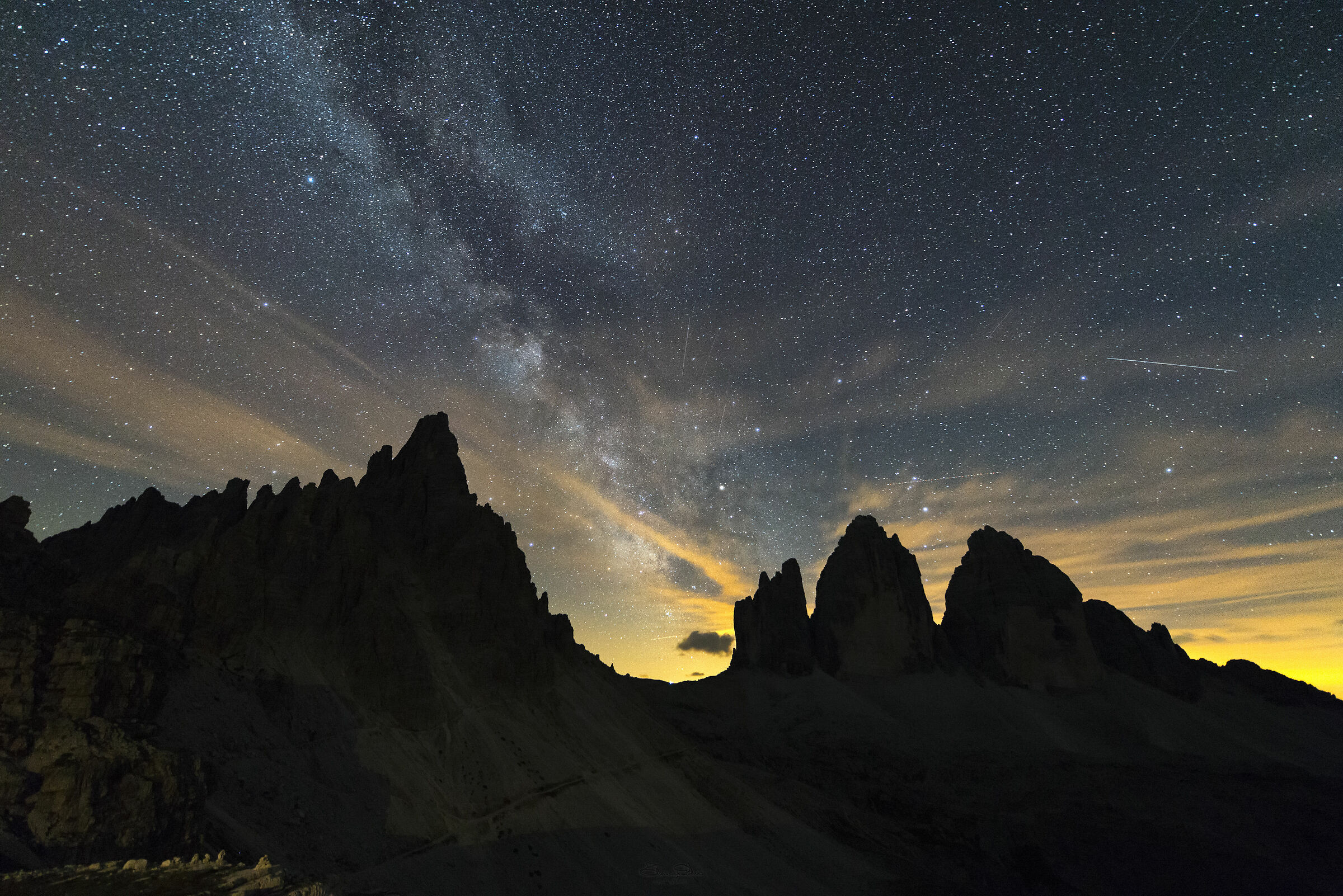 Milky Way on the Three Peaks