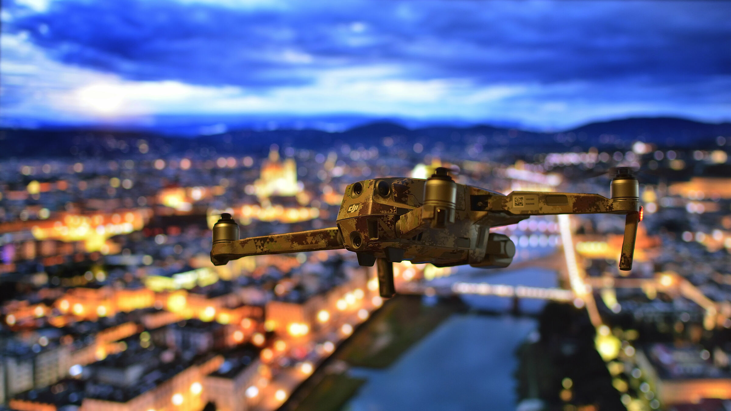 In volo sulla città ...