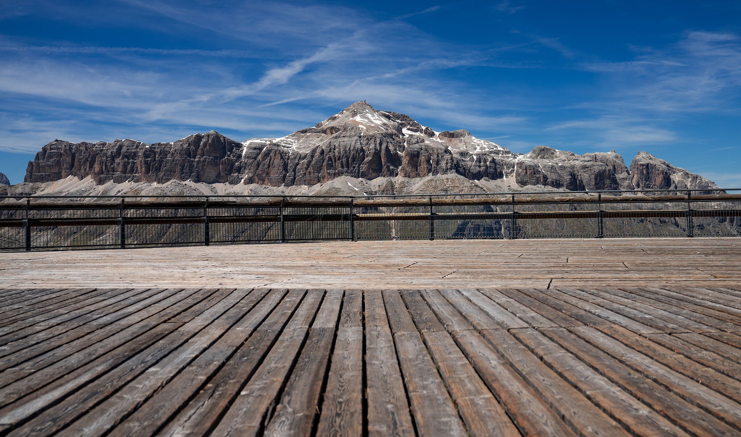 terrace towards the Saddle