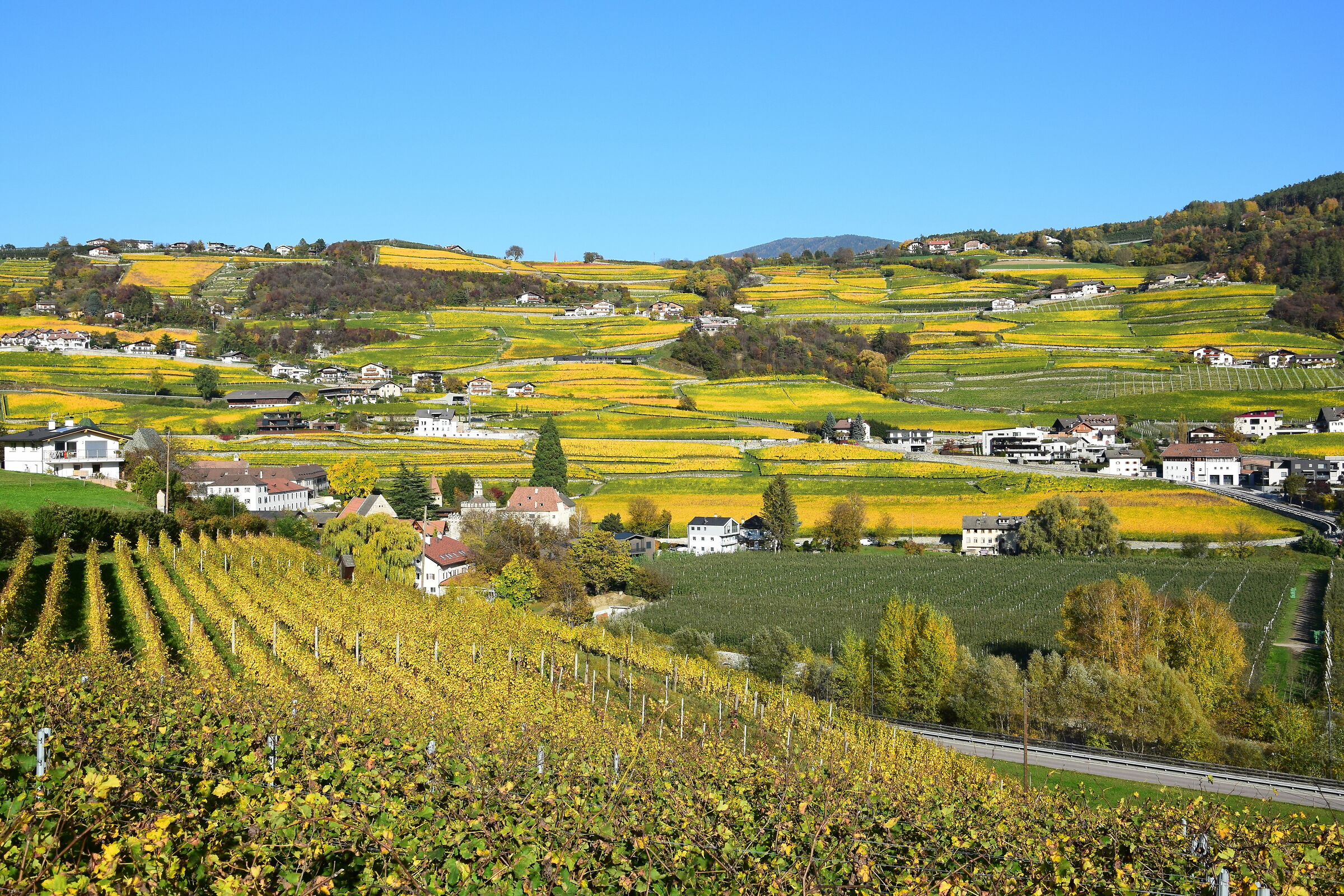 Panorama in val d'Isarco