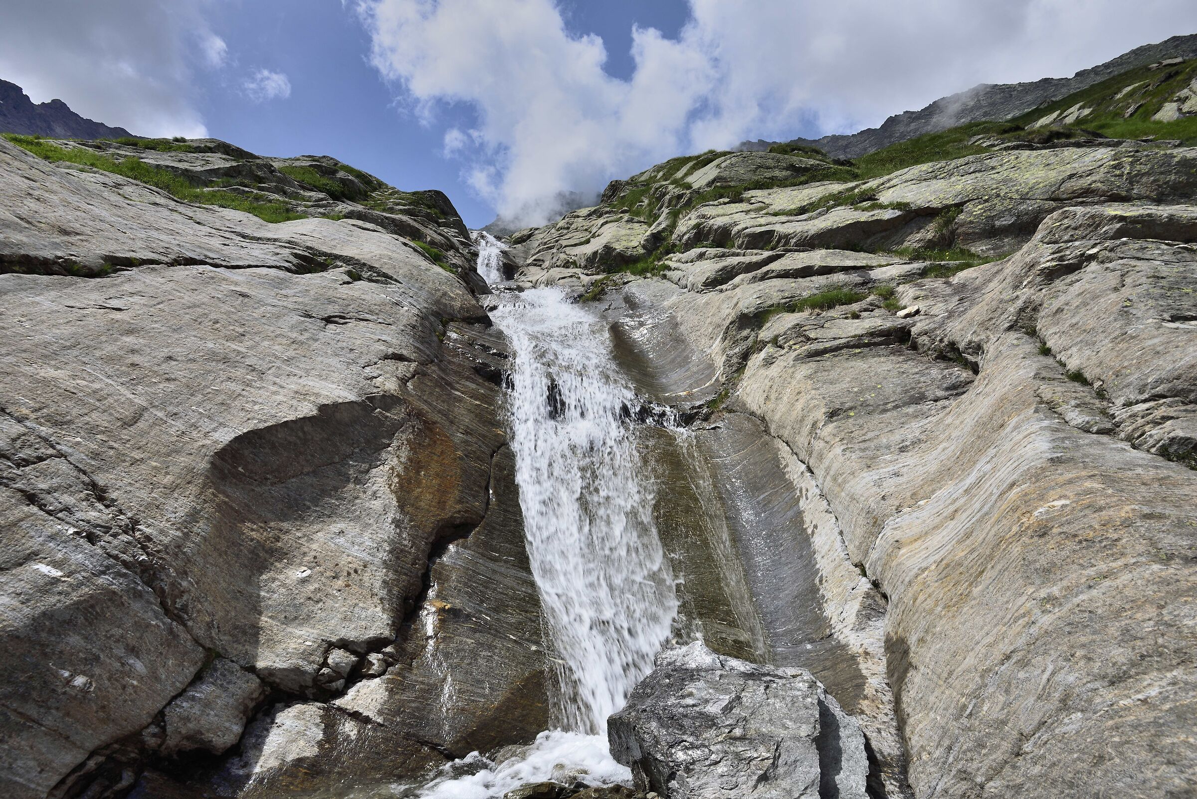 lungo la salita al lago Camposecco
