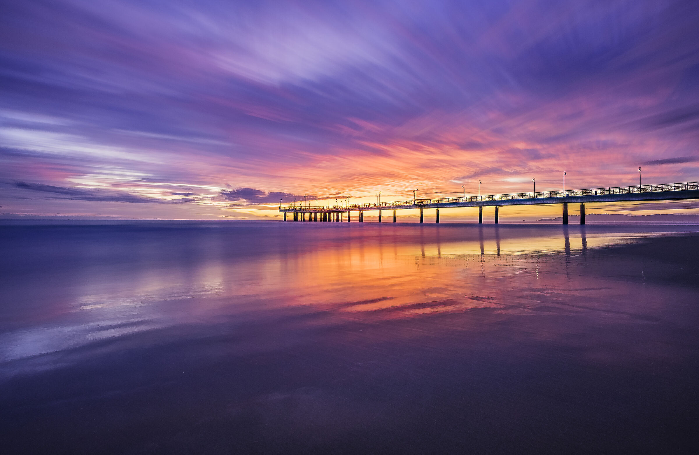 Sunset at Marina di Pietrasanta