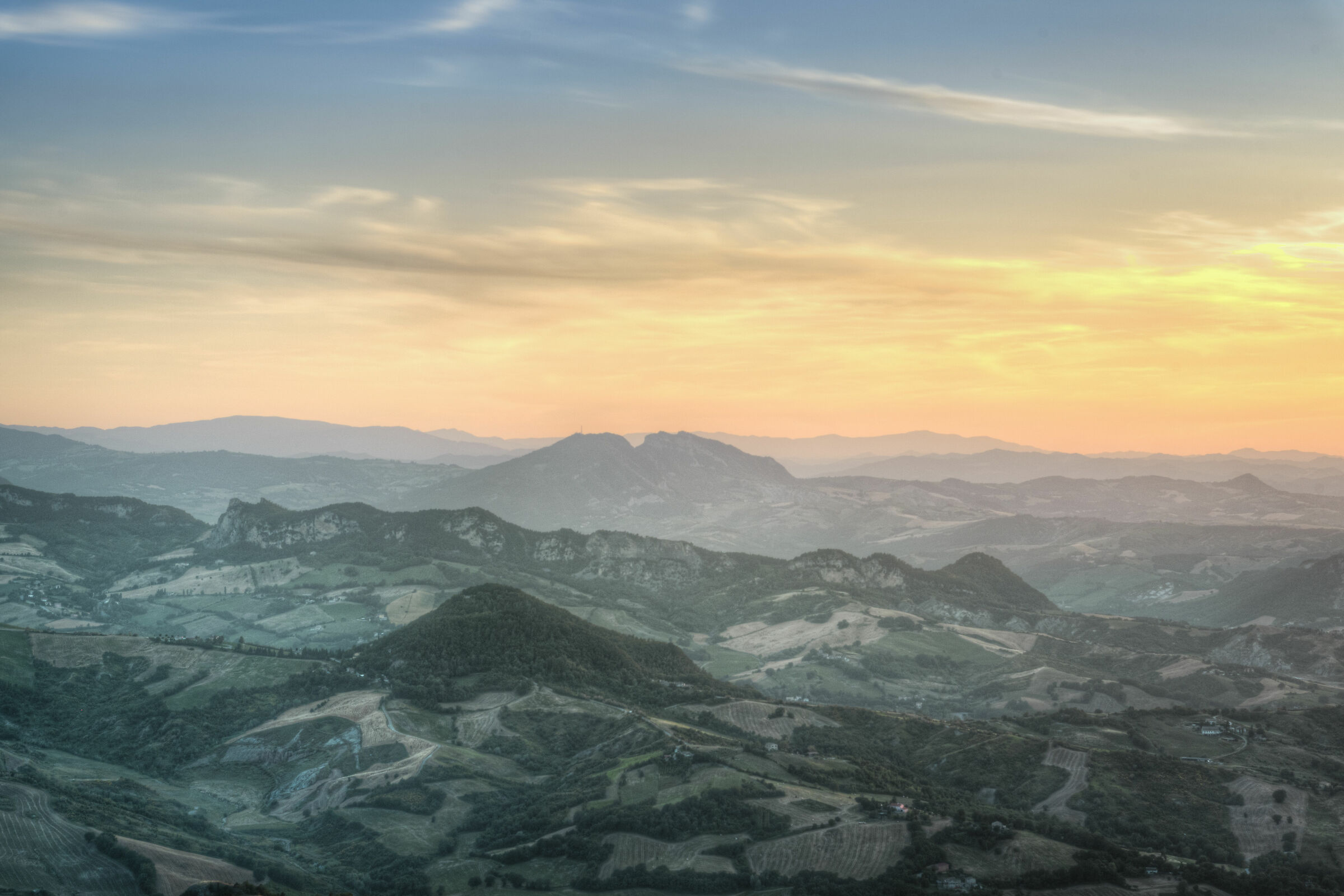 Tramonto sulle Colline