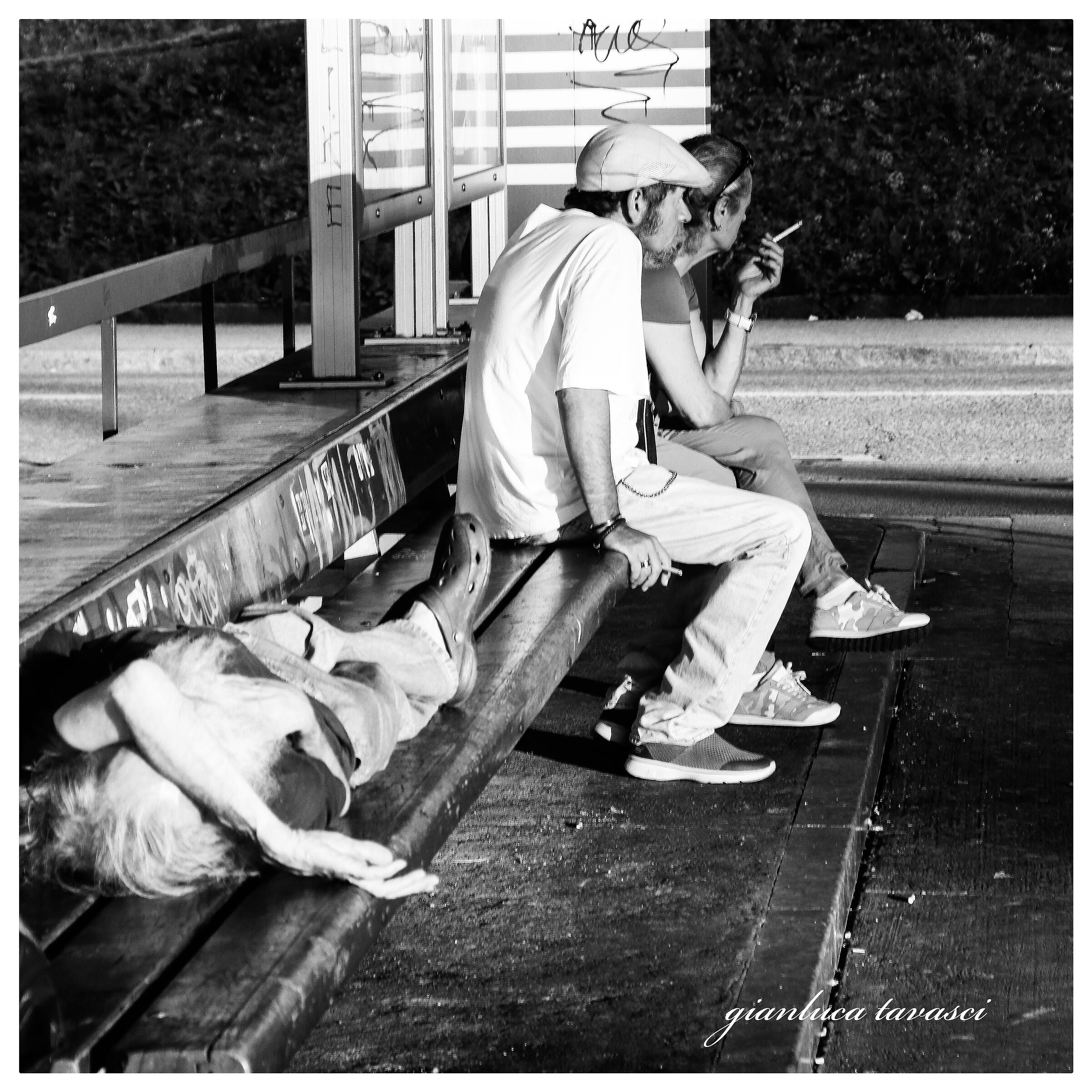 Waiting for something