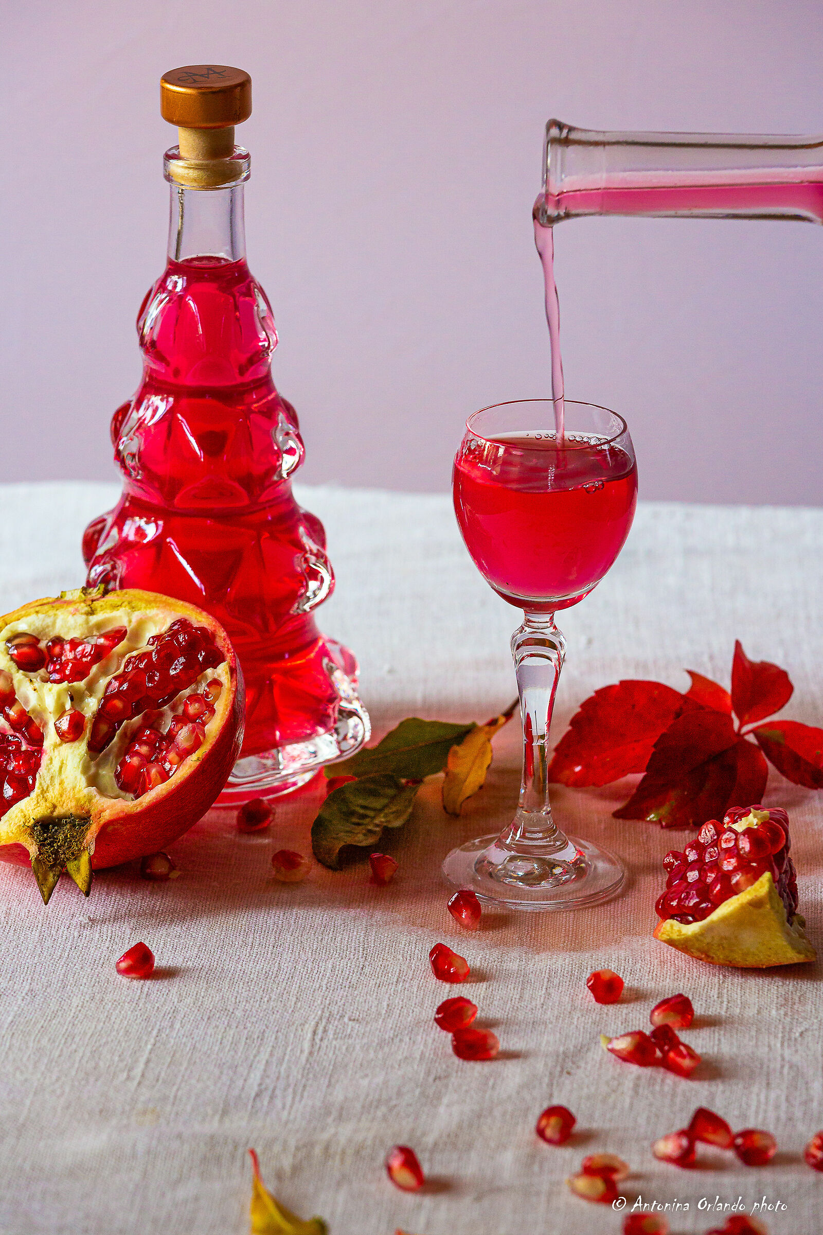 Pomegranate liqueur for Christmas ?... Done!