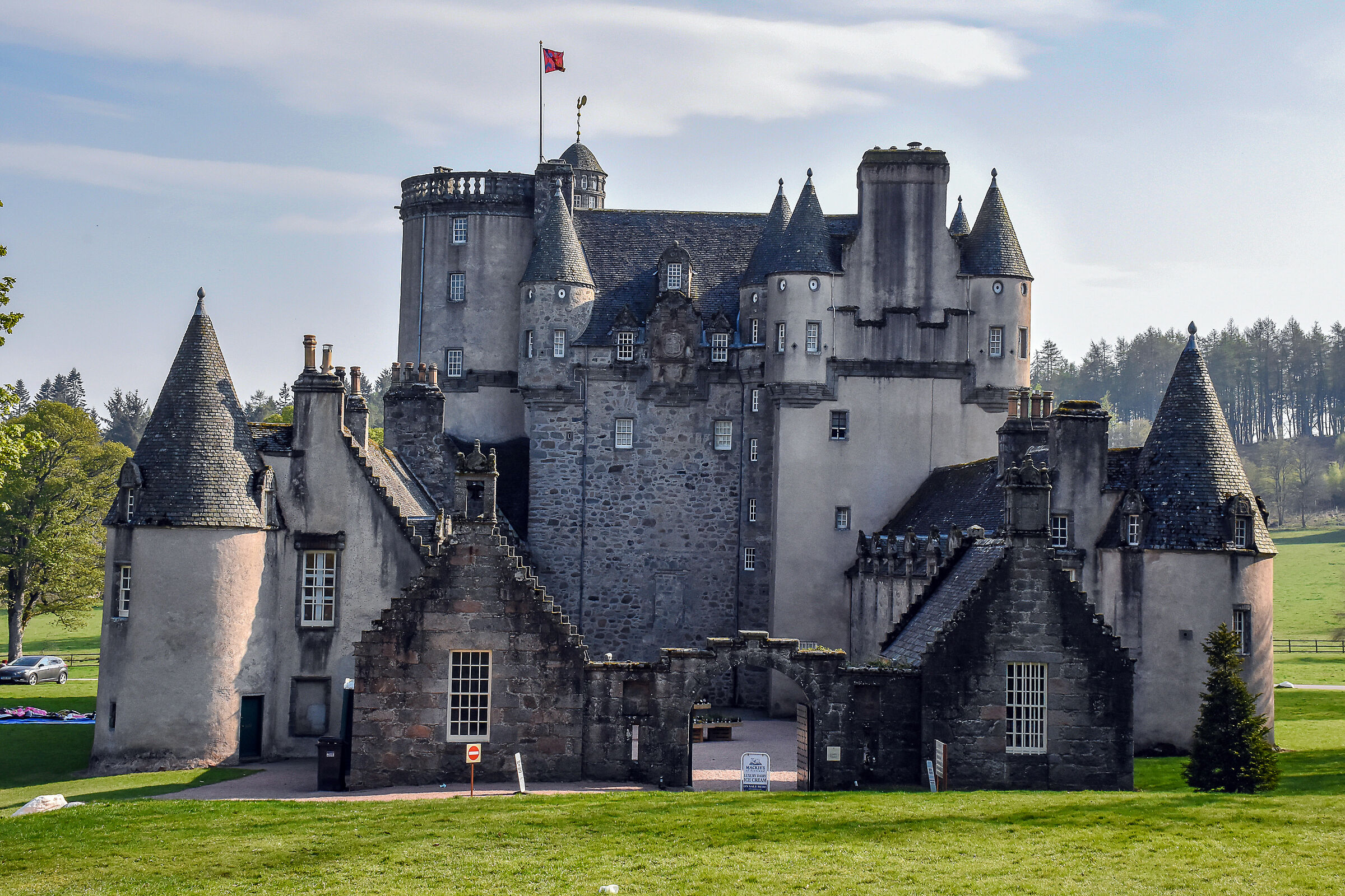 Fraser Castle near Aberdeen - Scotland