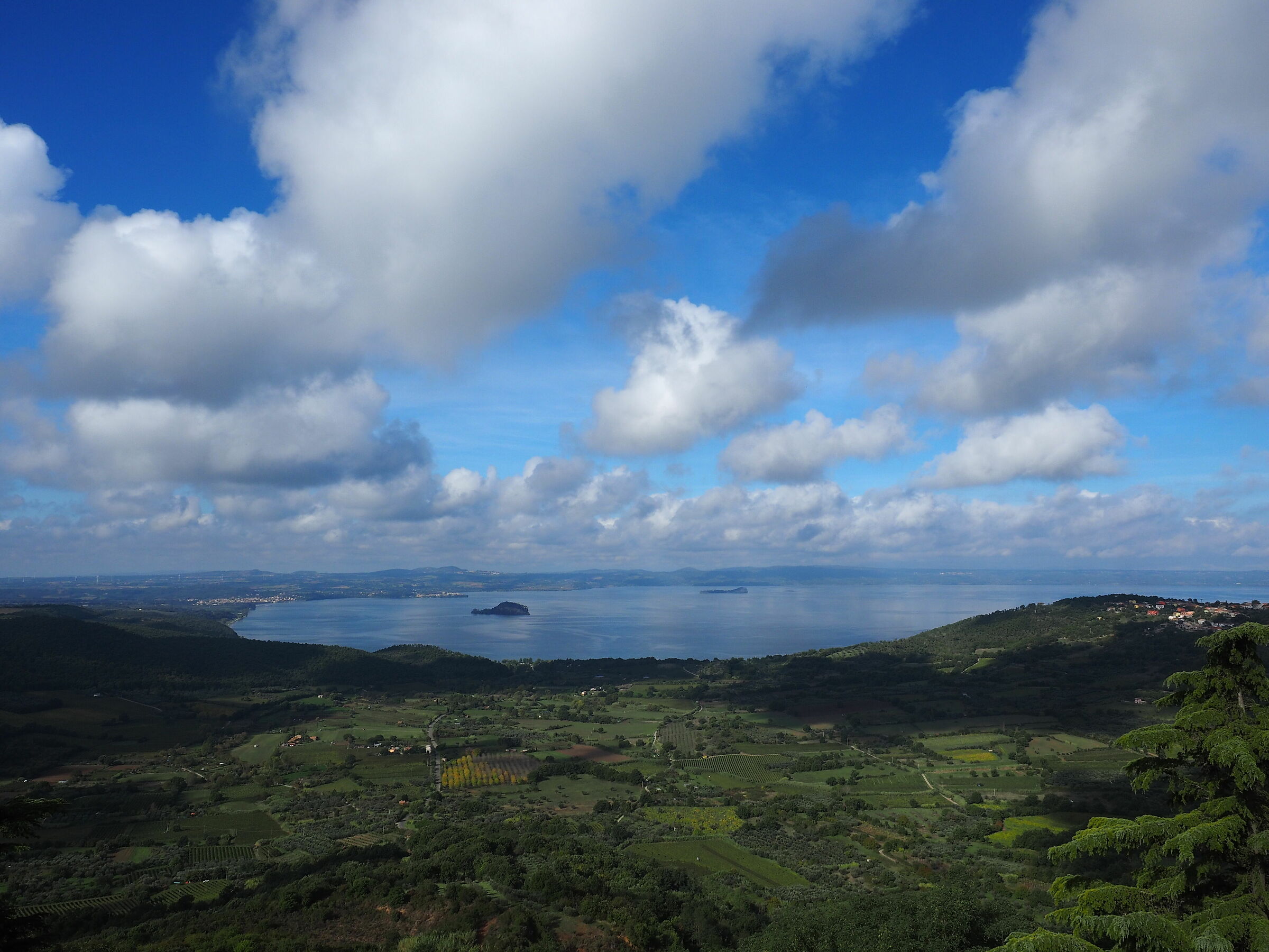 Lake Bolsena, panorama from Montefiascone