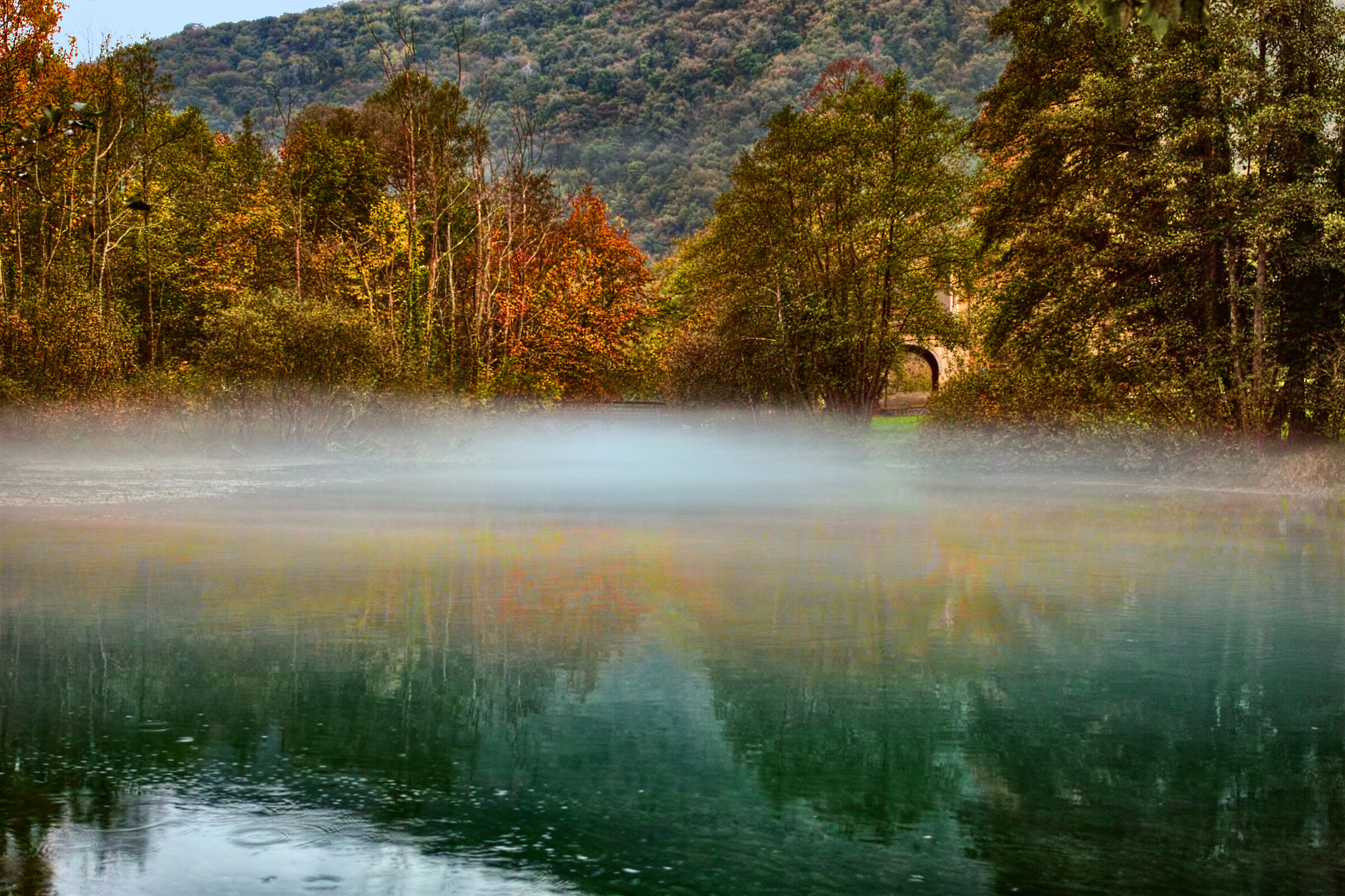 Fiume Livenza località Santissima comune di Polcenigo