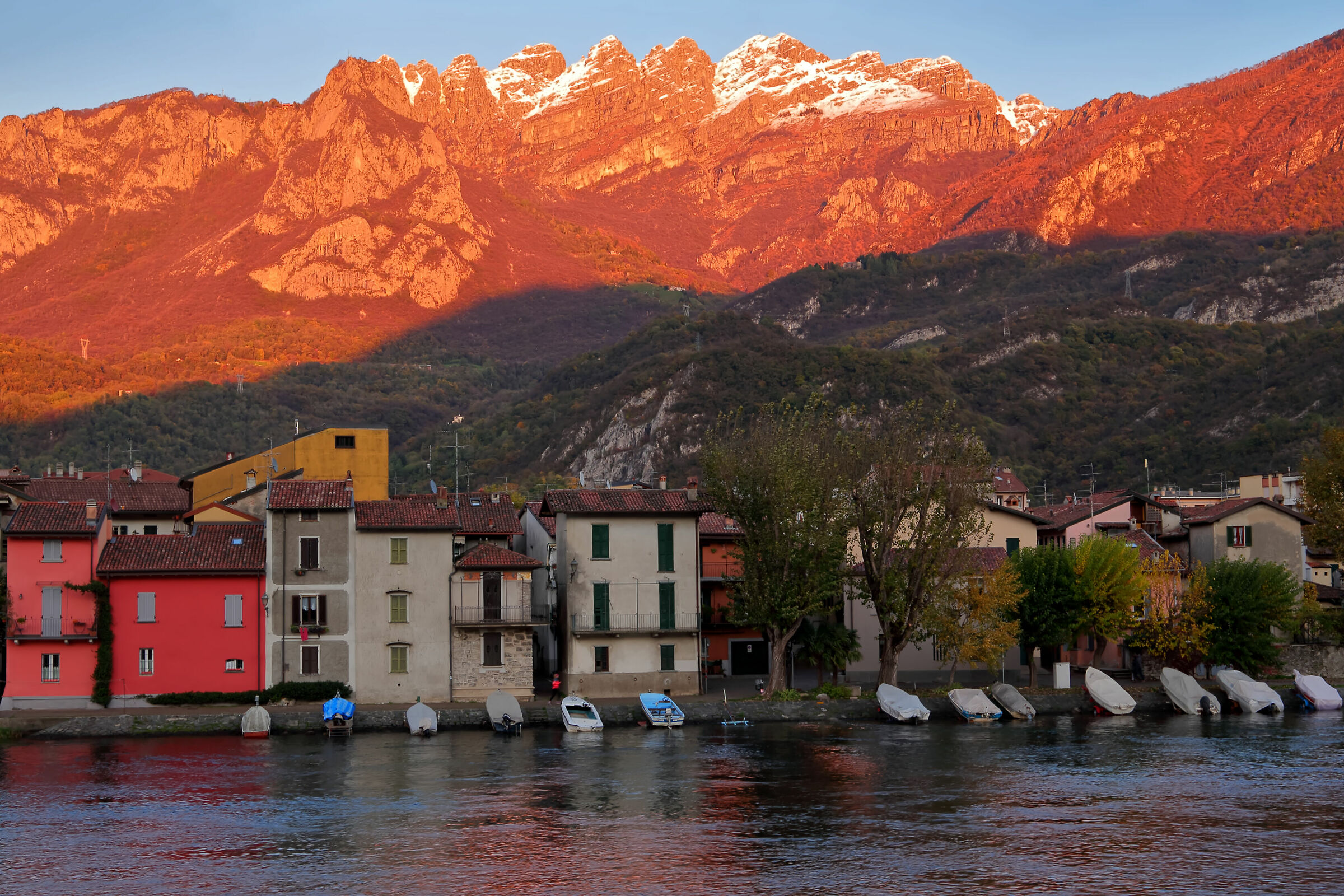 Ultimi raggi a Pescarenico