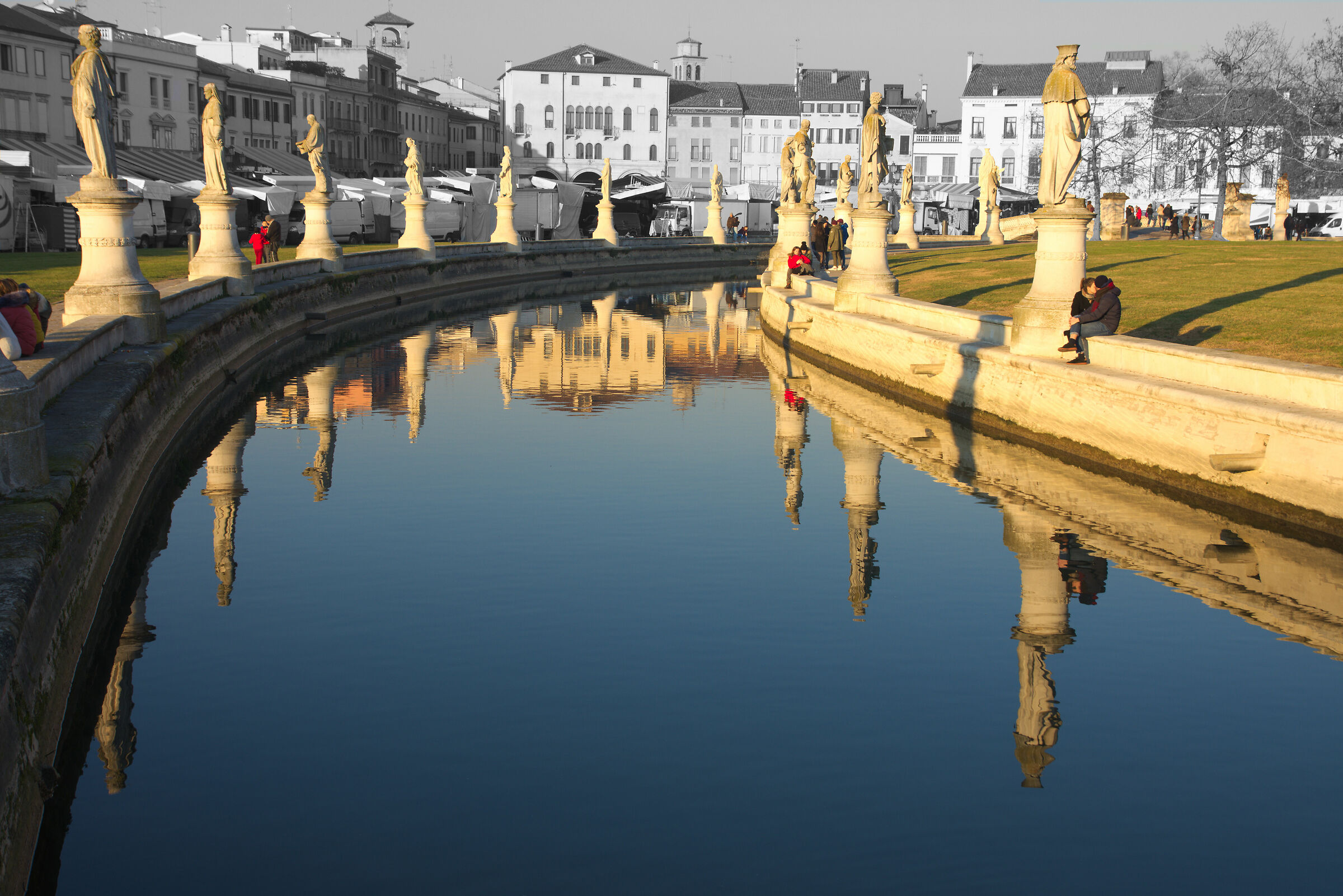 Reflections in the channel