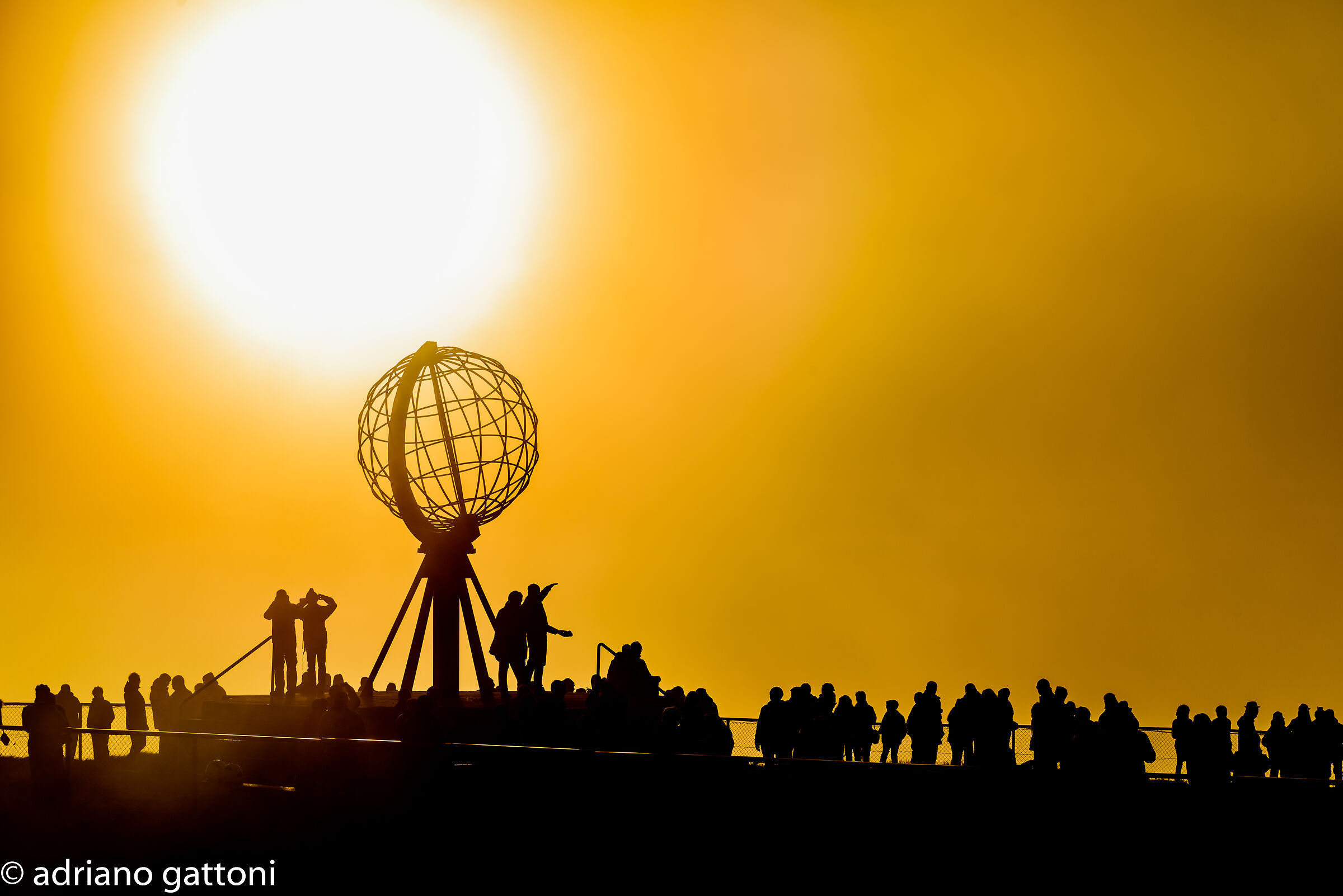 Midnight Sun in North Kapp