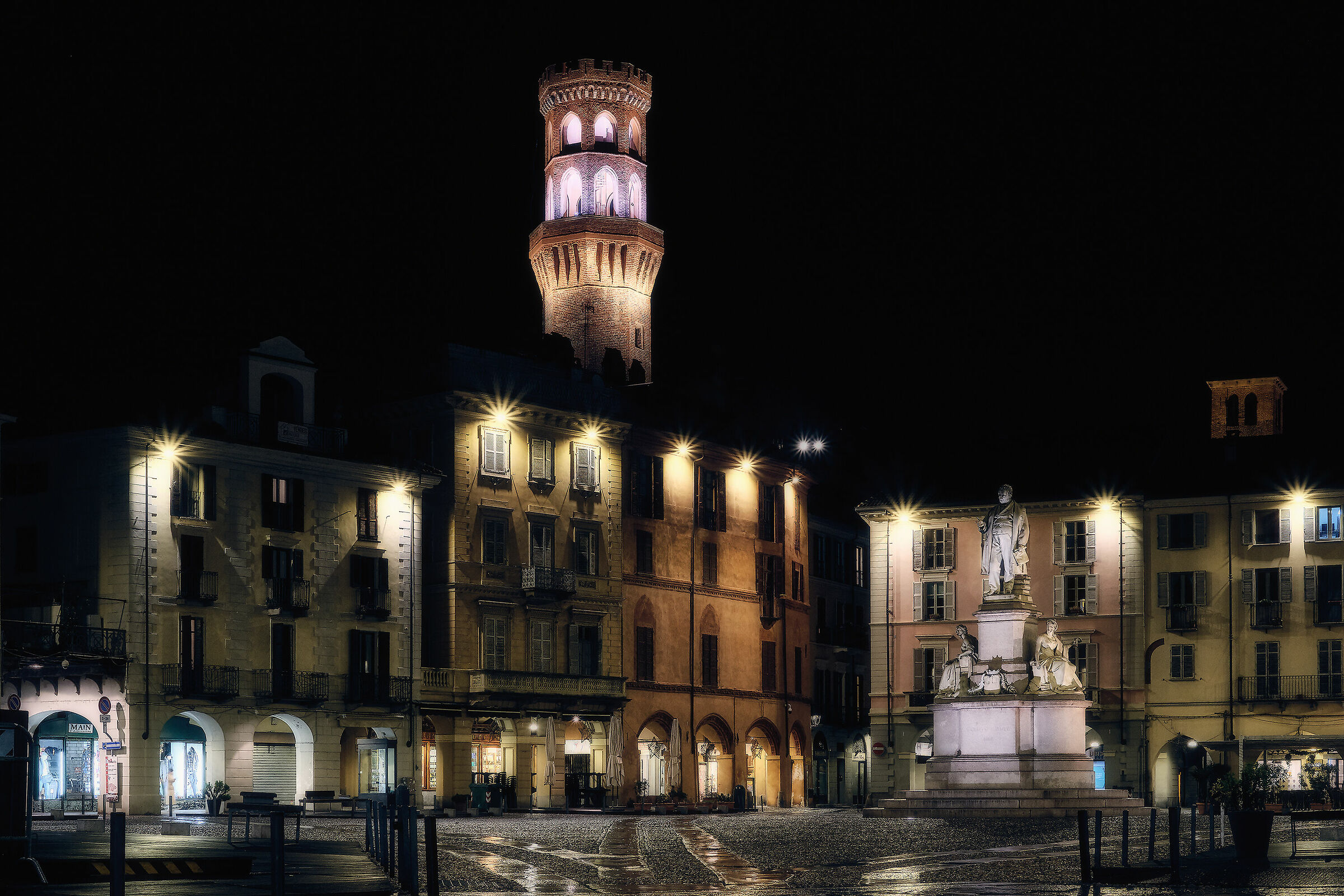 Vercelli, serata autunnale