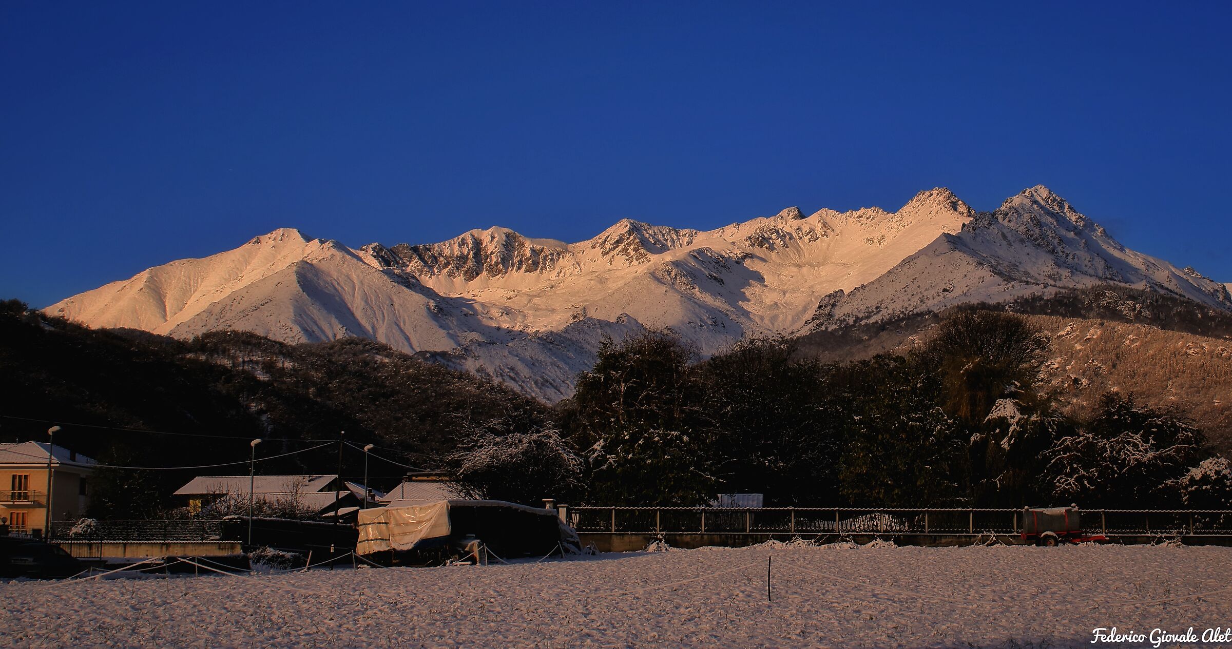 White Awakening in Sangone Valley