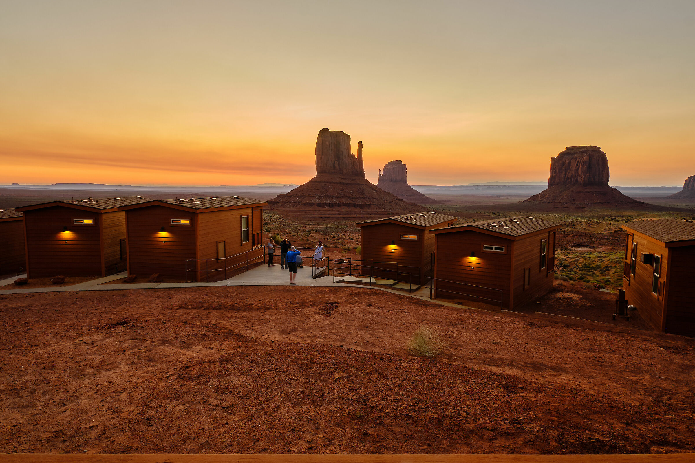 Monument Valley hotel view lodge