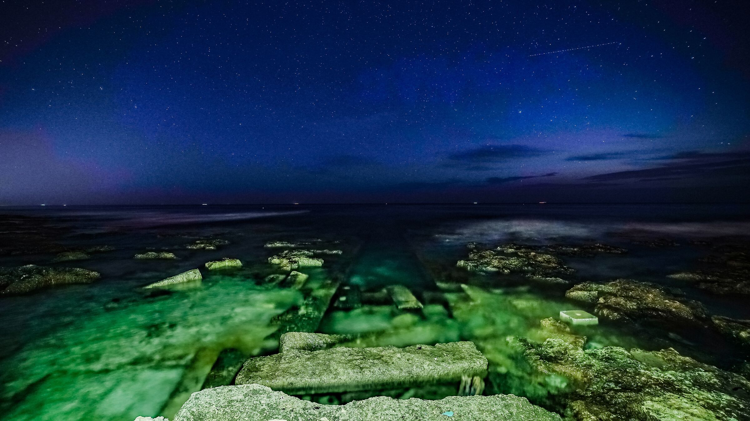 Notte alla cava di Tufo