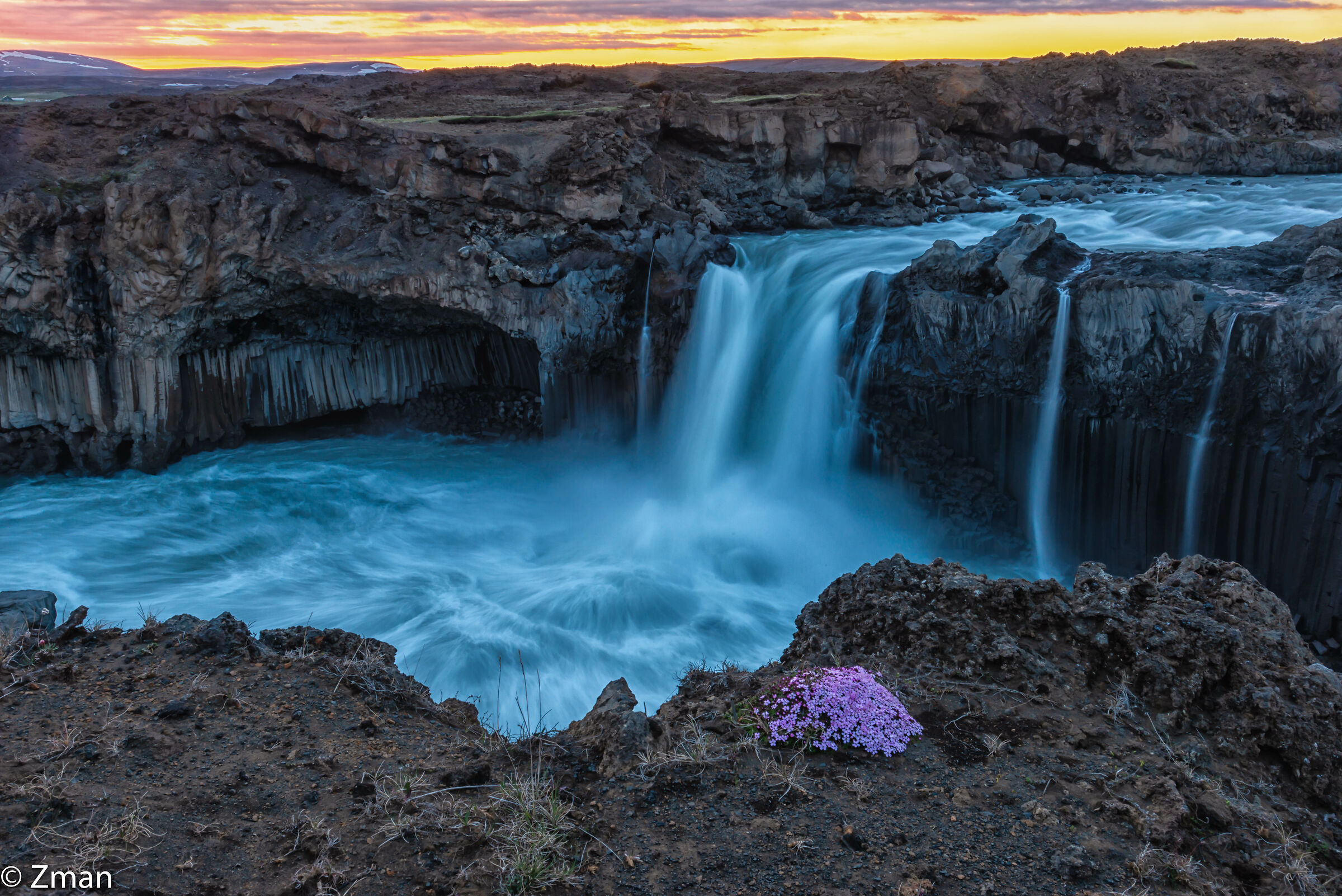 Aldeyjarfoss Waterfall
