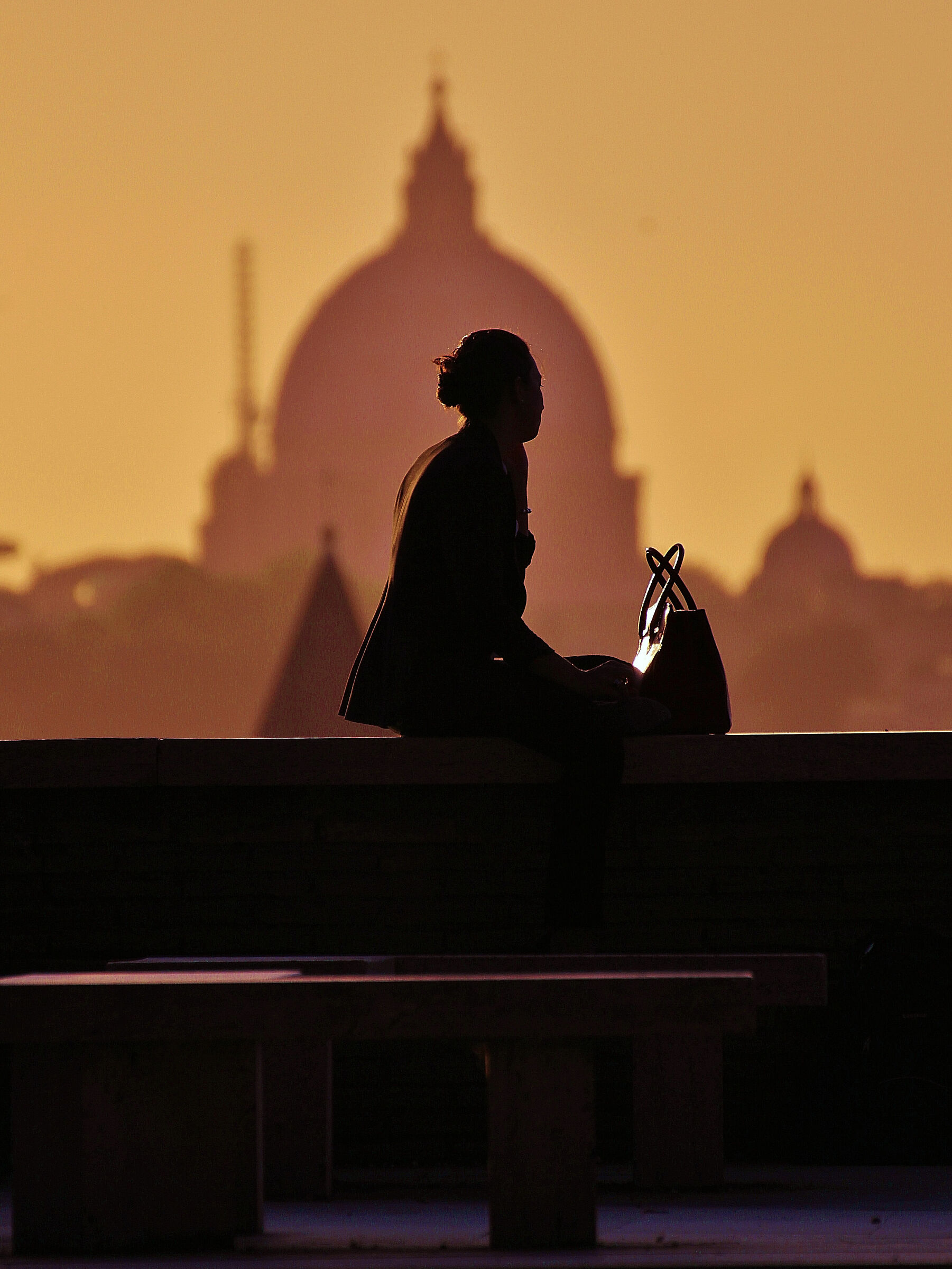Watching the sunset in Rome - Garden of Oranges