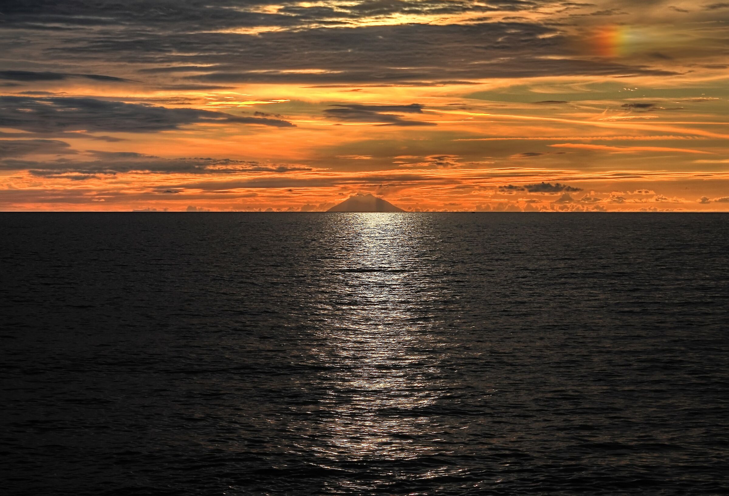 Sunset with perihelion