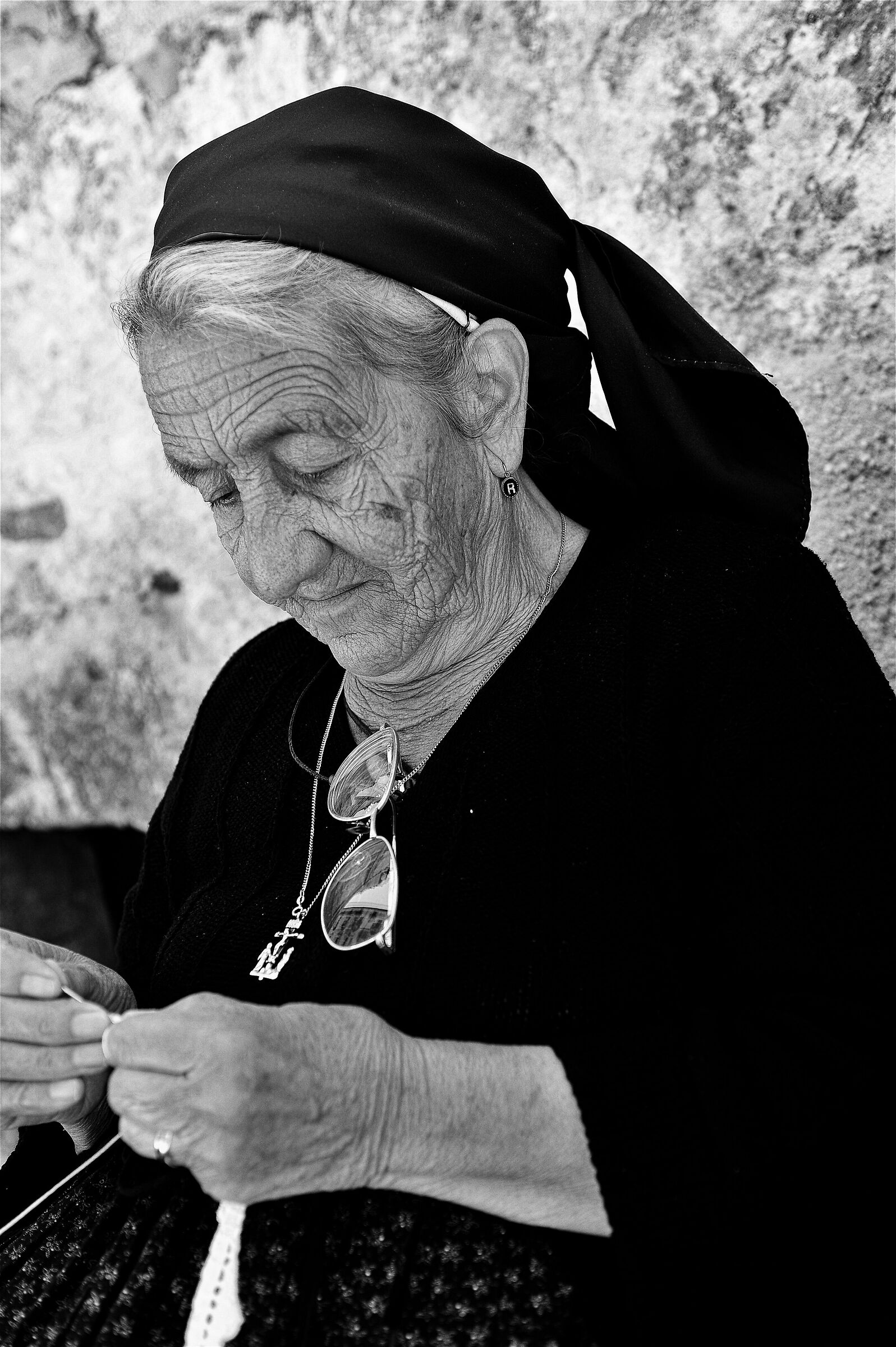 Elderly Embroiderer of Scanno (Aq)