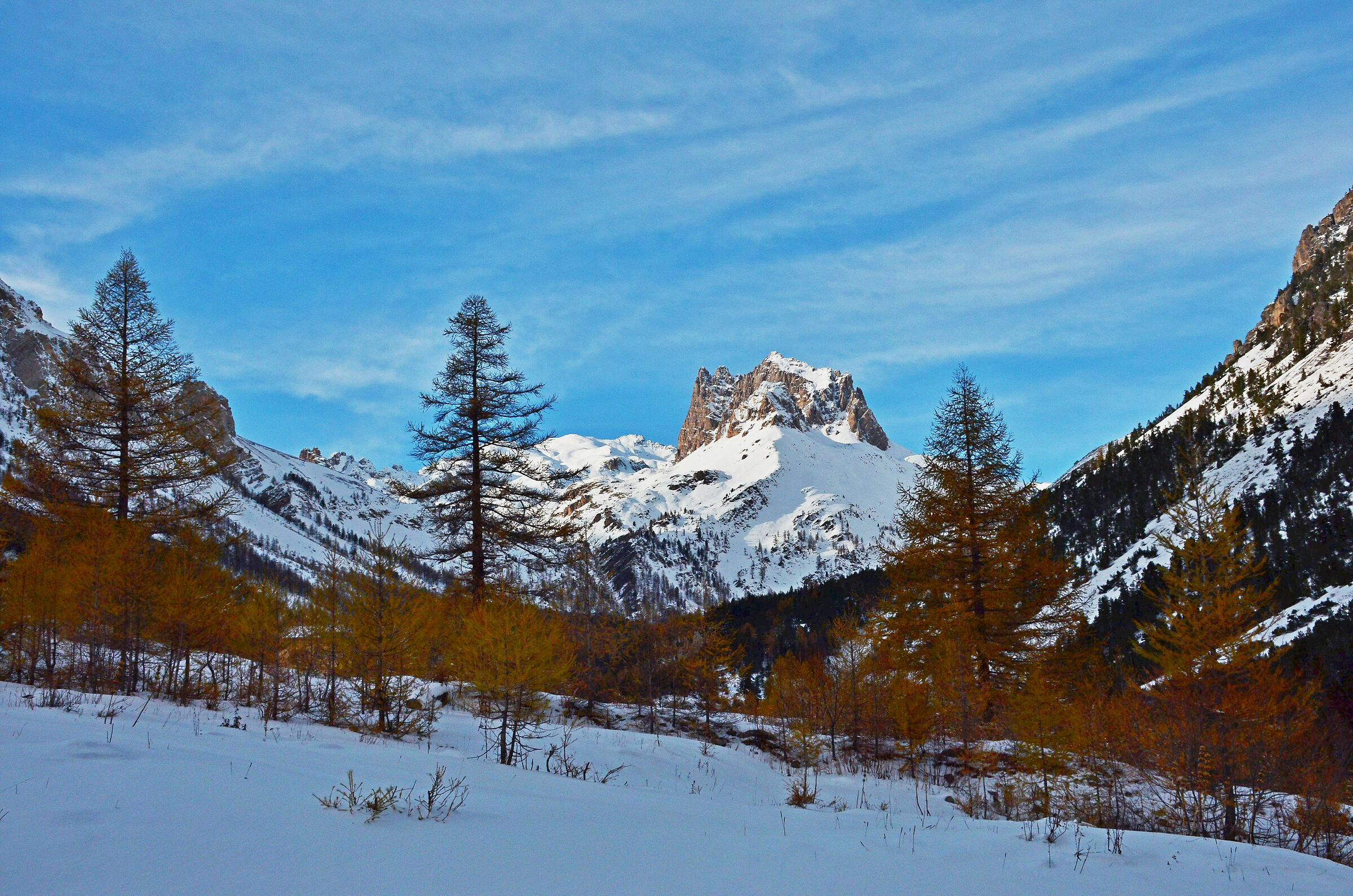 valle stretta invernale