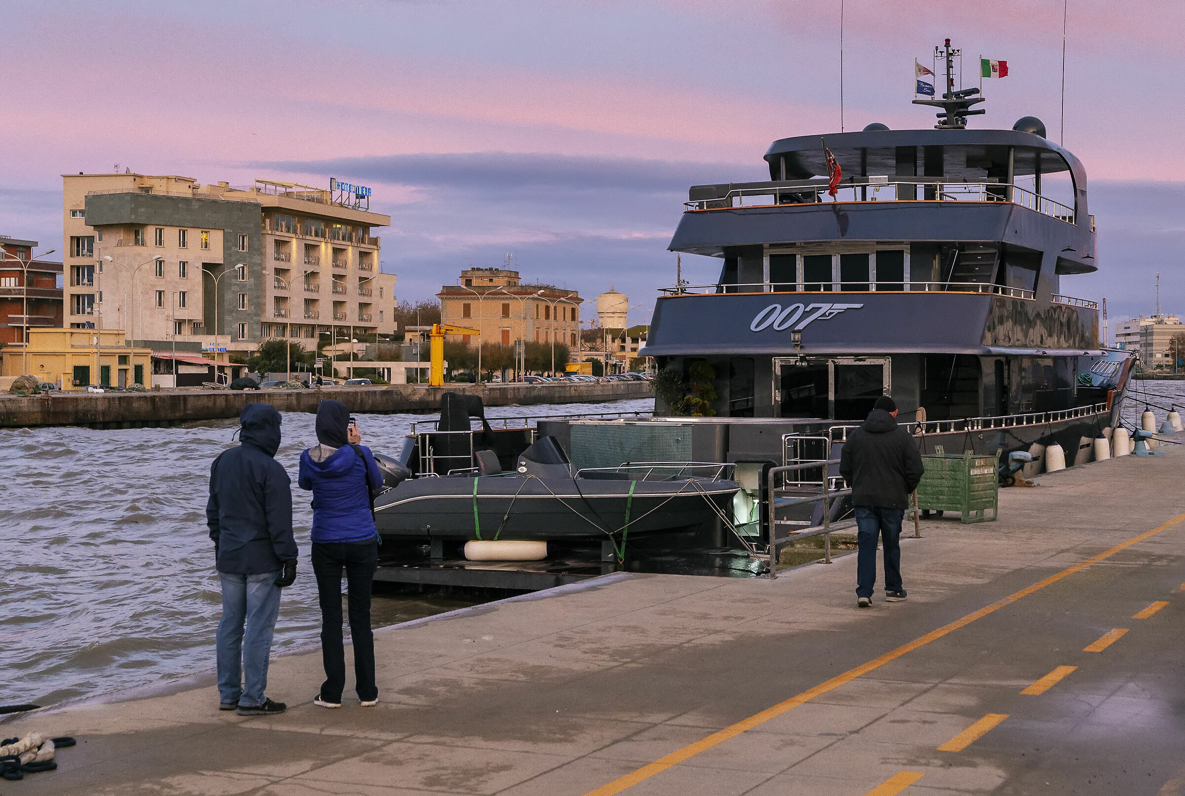 Will he come out jumping off the top deck?