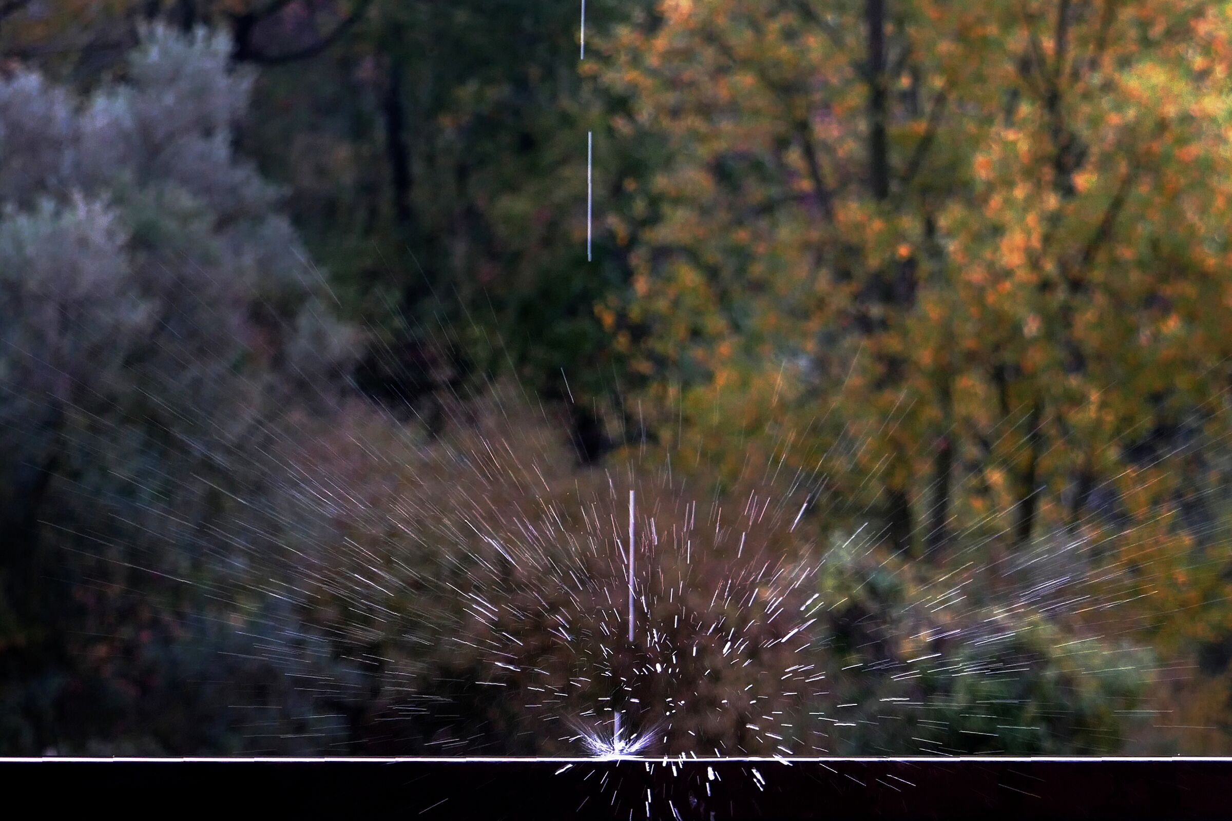 Sunday afternoon autumn rain