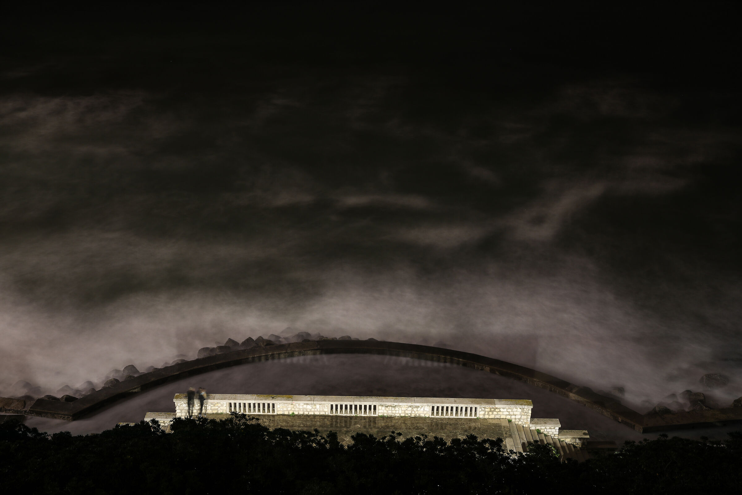 Square overlooking the sea