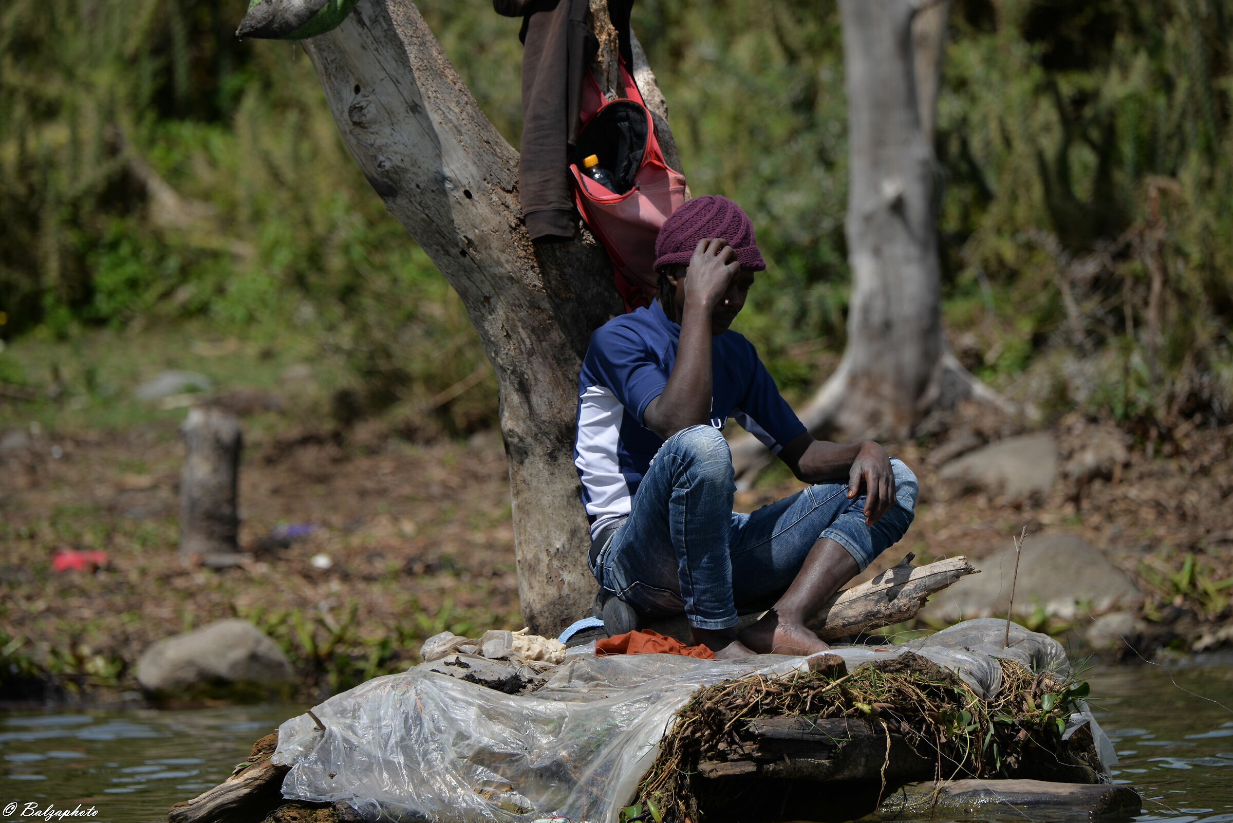 Fishermen on Lake Naivasha