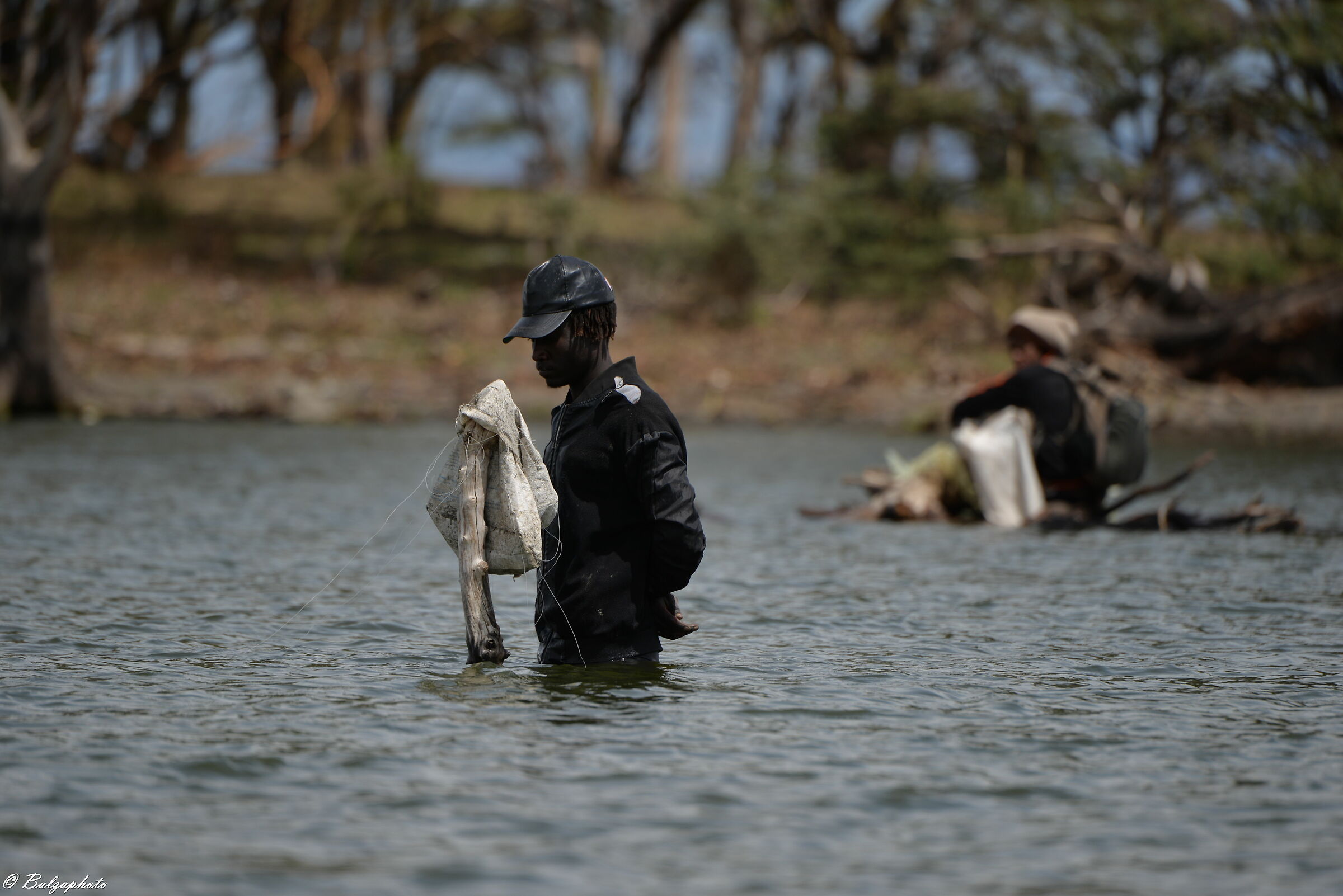 Fishermen on Lake Naivasha