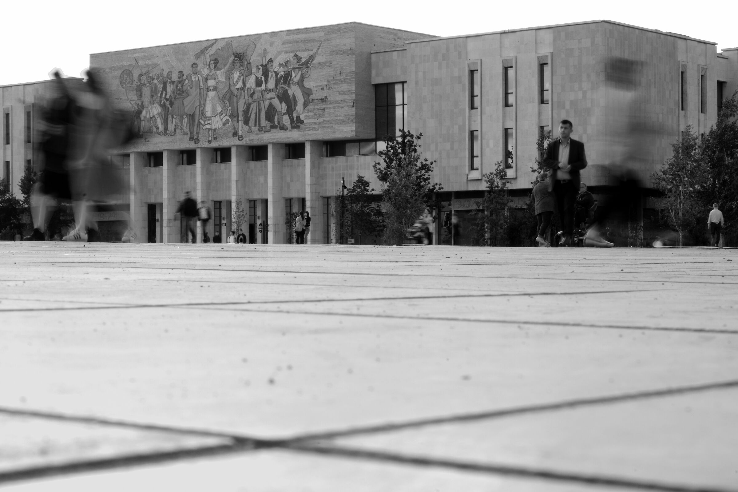 Presenze in piazza Skanderbeg