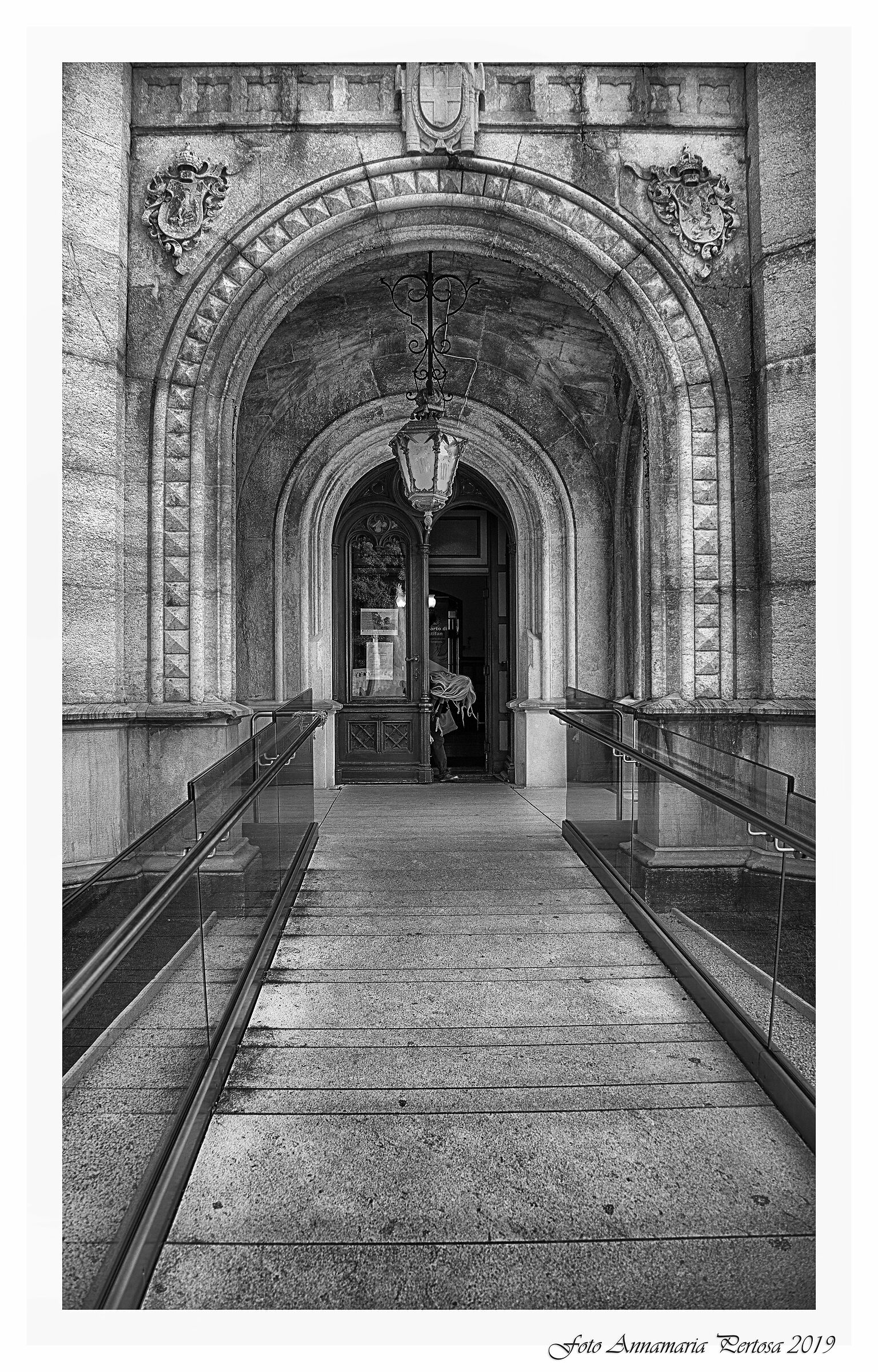 Ingresso del castello di Miramare a Trieste