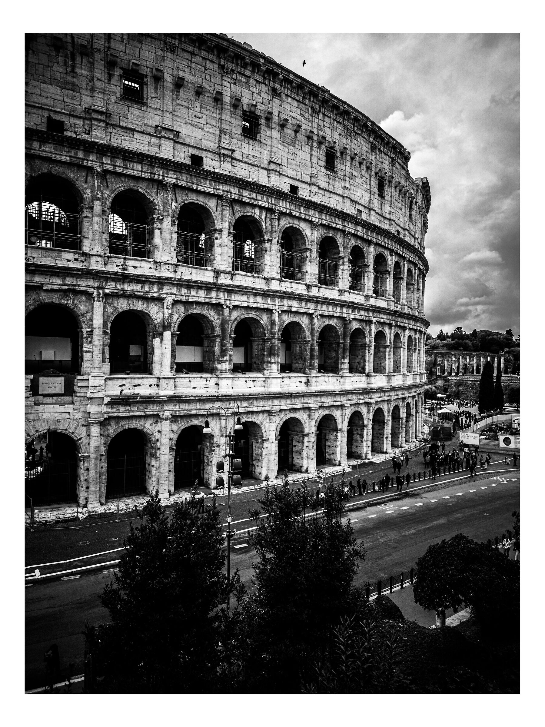 Il Colosseo prima della tempesta