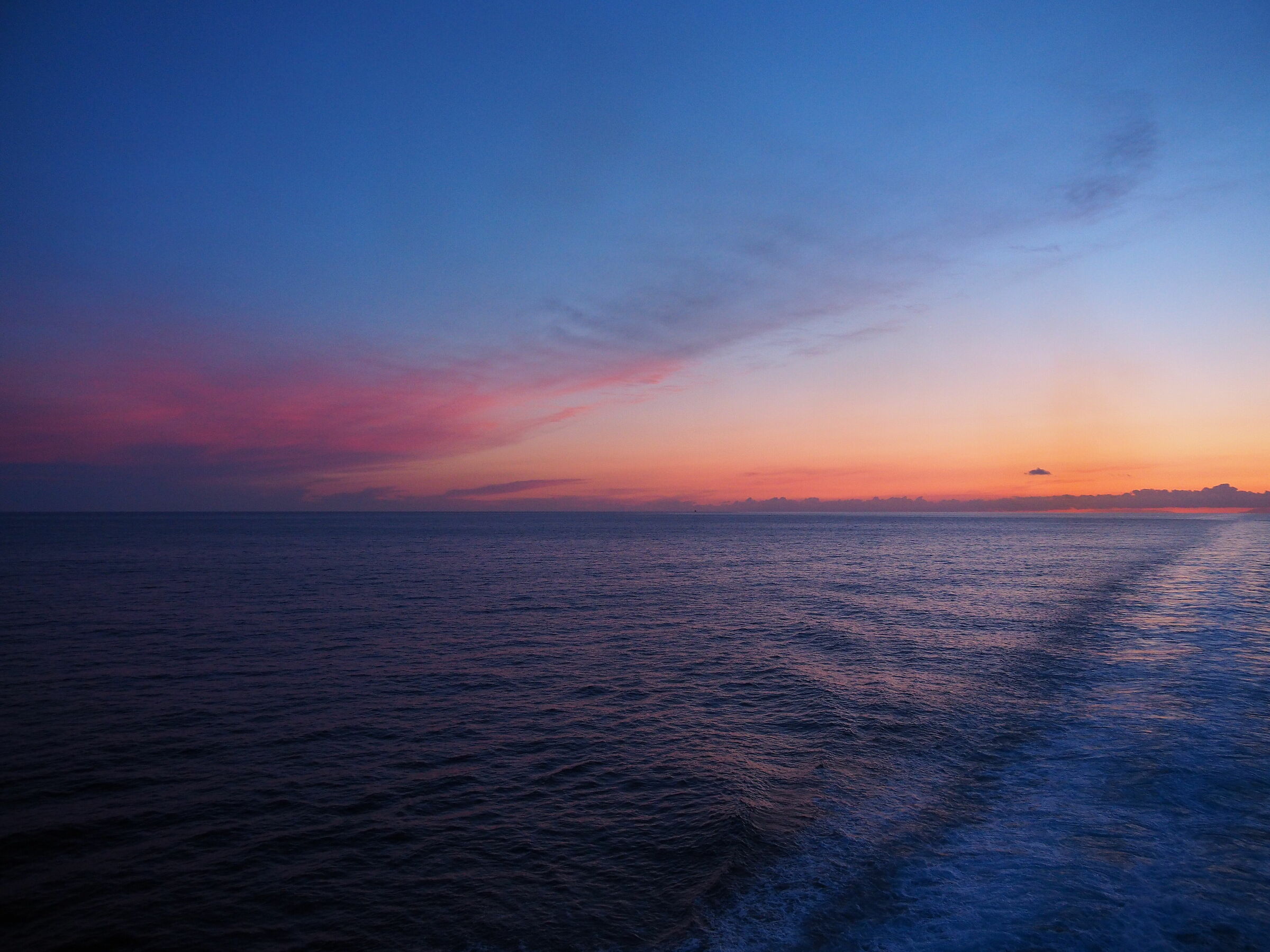 Red in the evening...