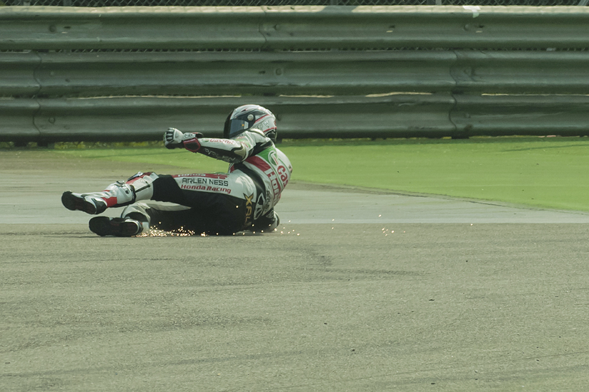 In SBK pilots are steel