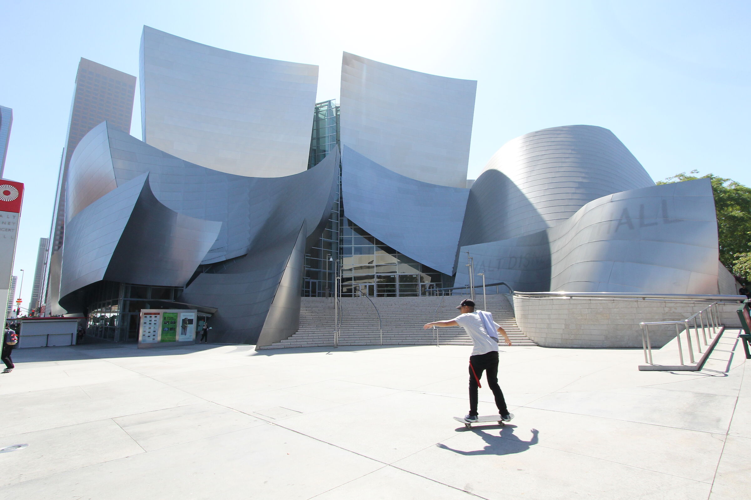 Skater at the auditorium