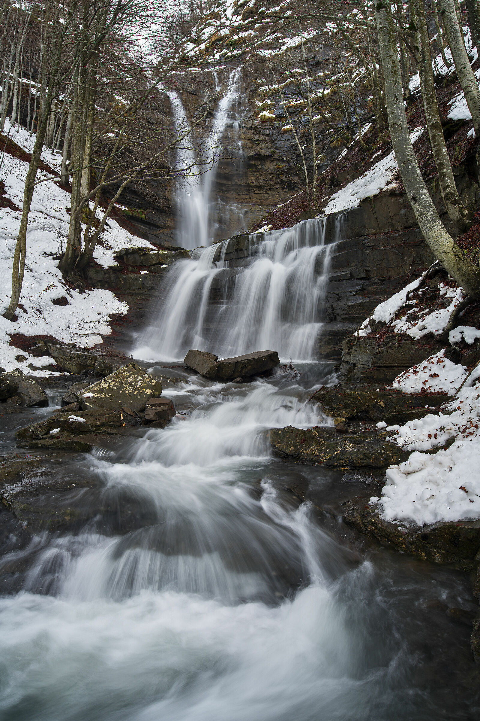 Lavacchiello dopo la prima neve