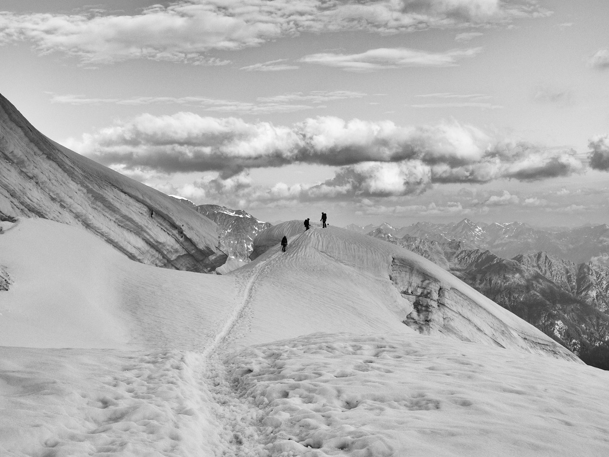 North side of the Weissmies