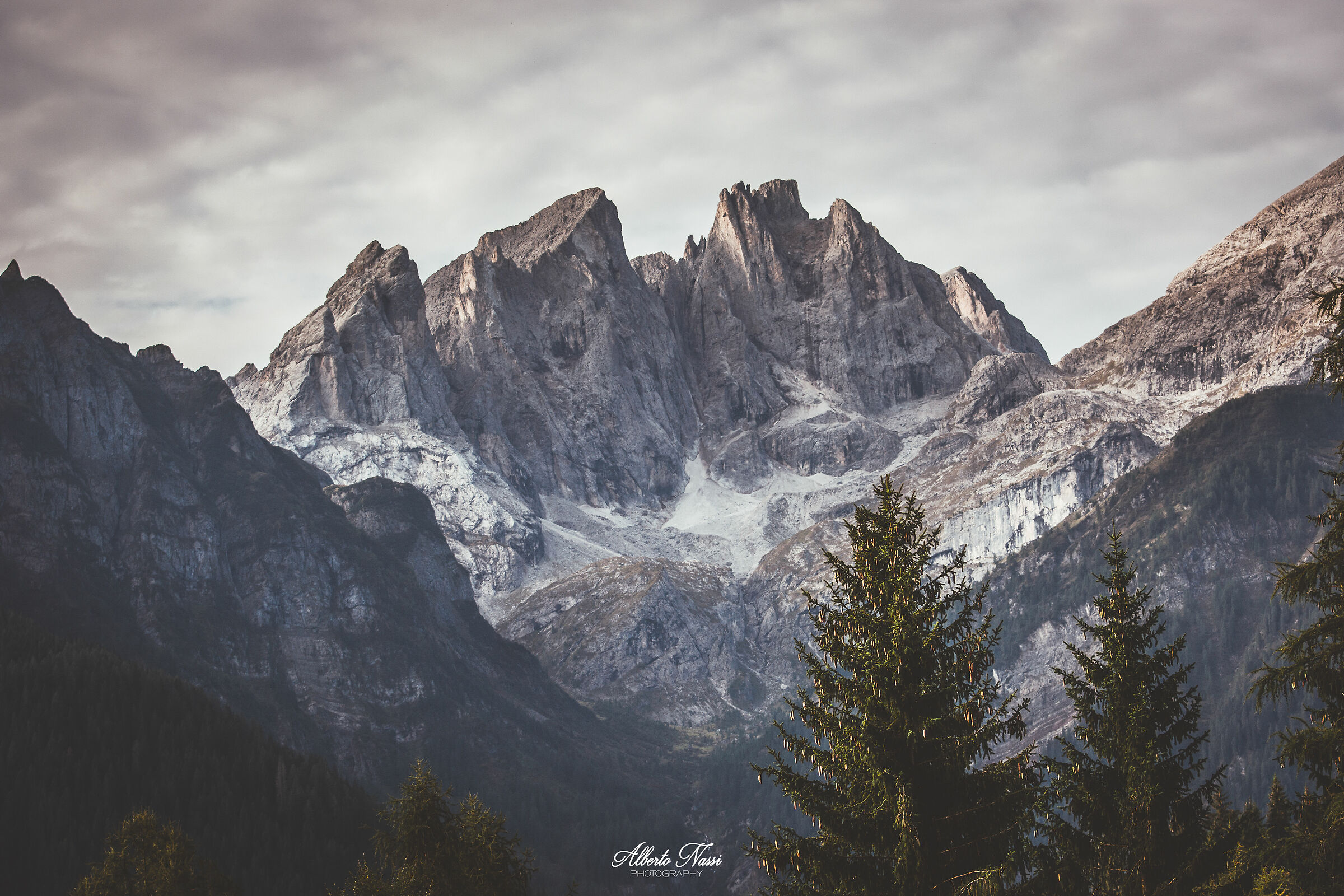 the three Falcade Peaks