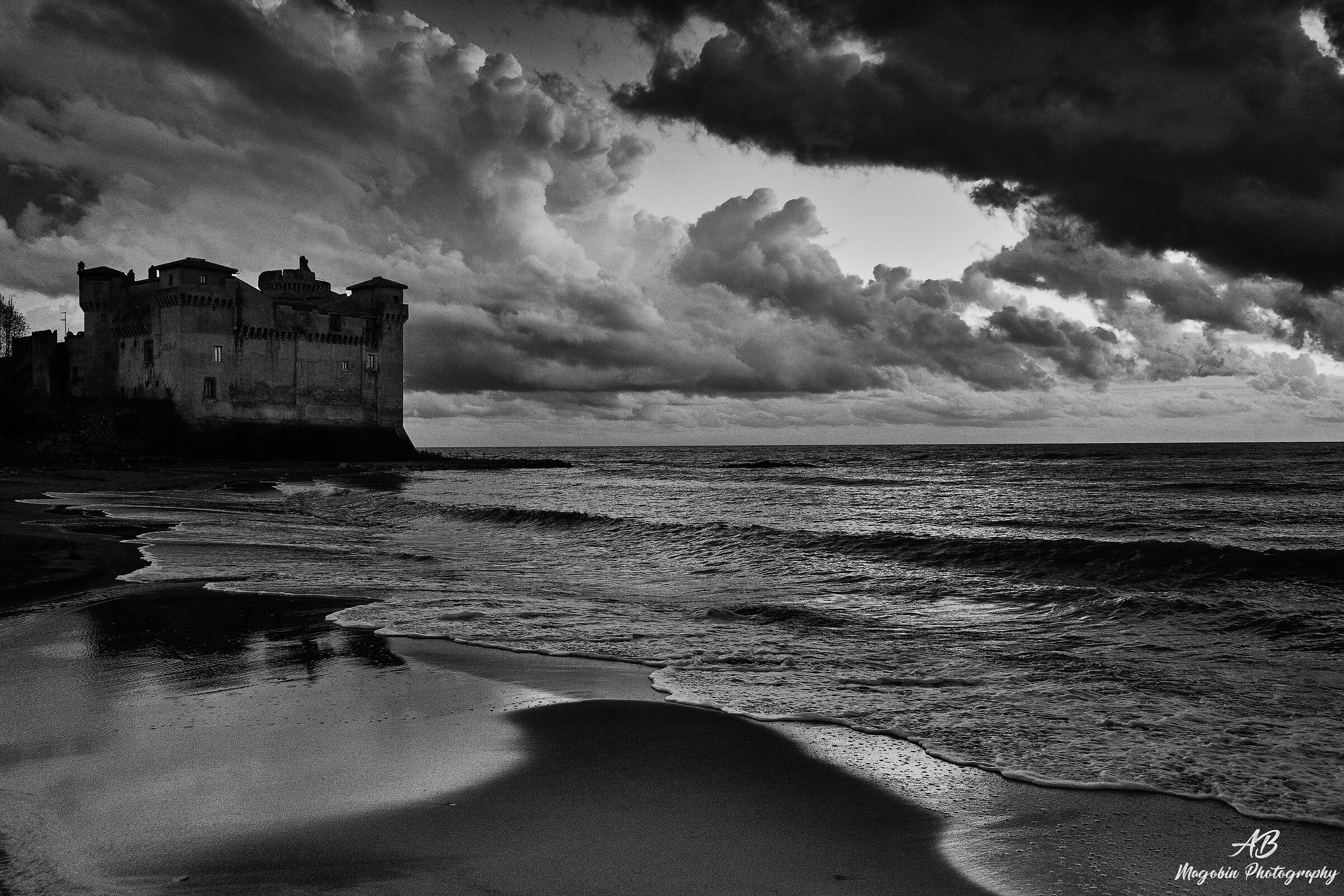 Santa Severa Castle b&n