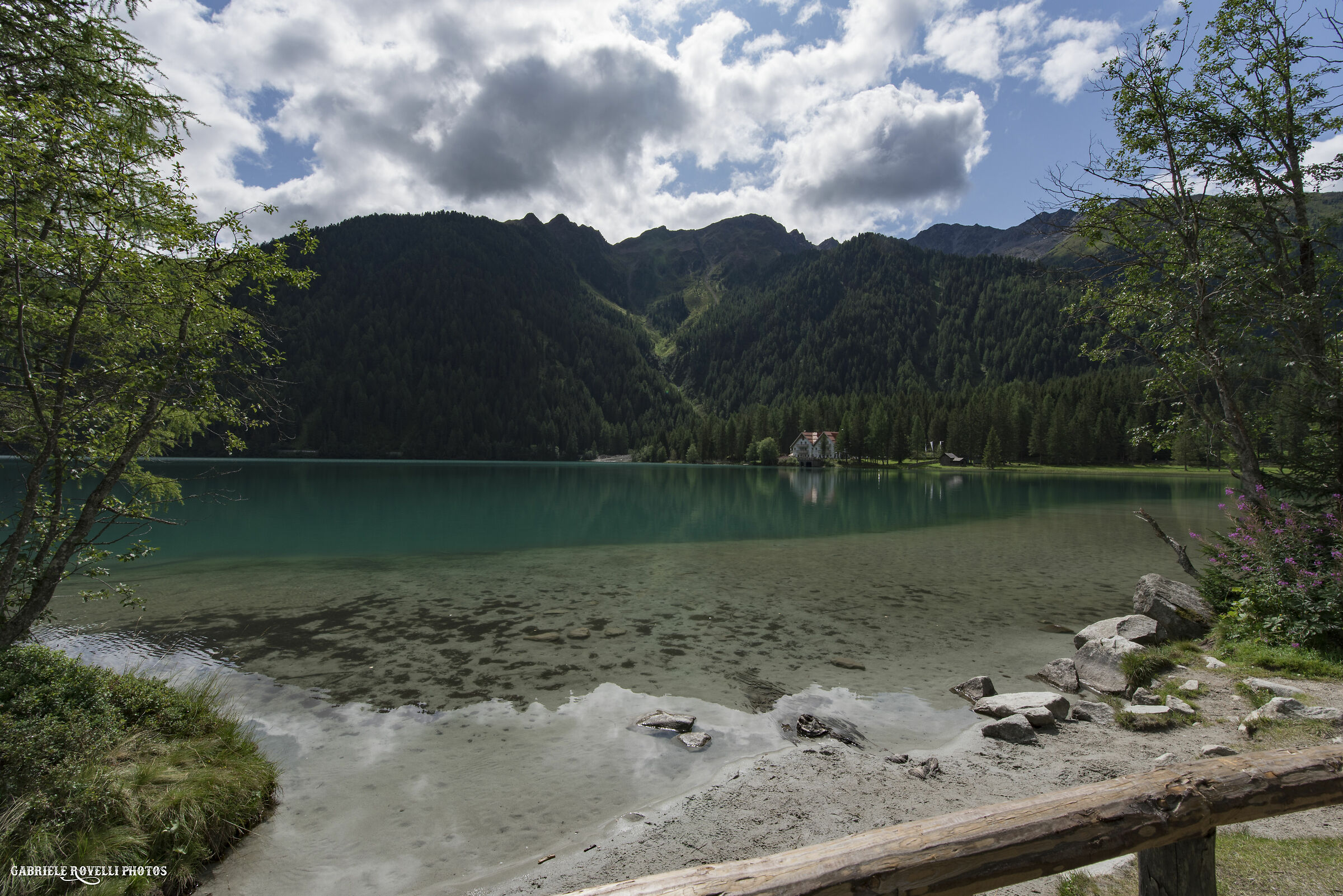two steps to Lake Anterselva